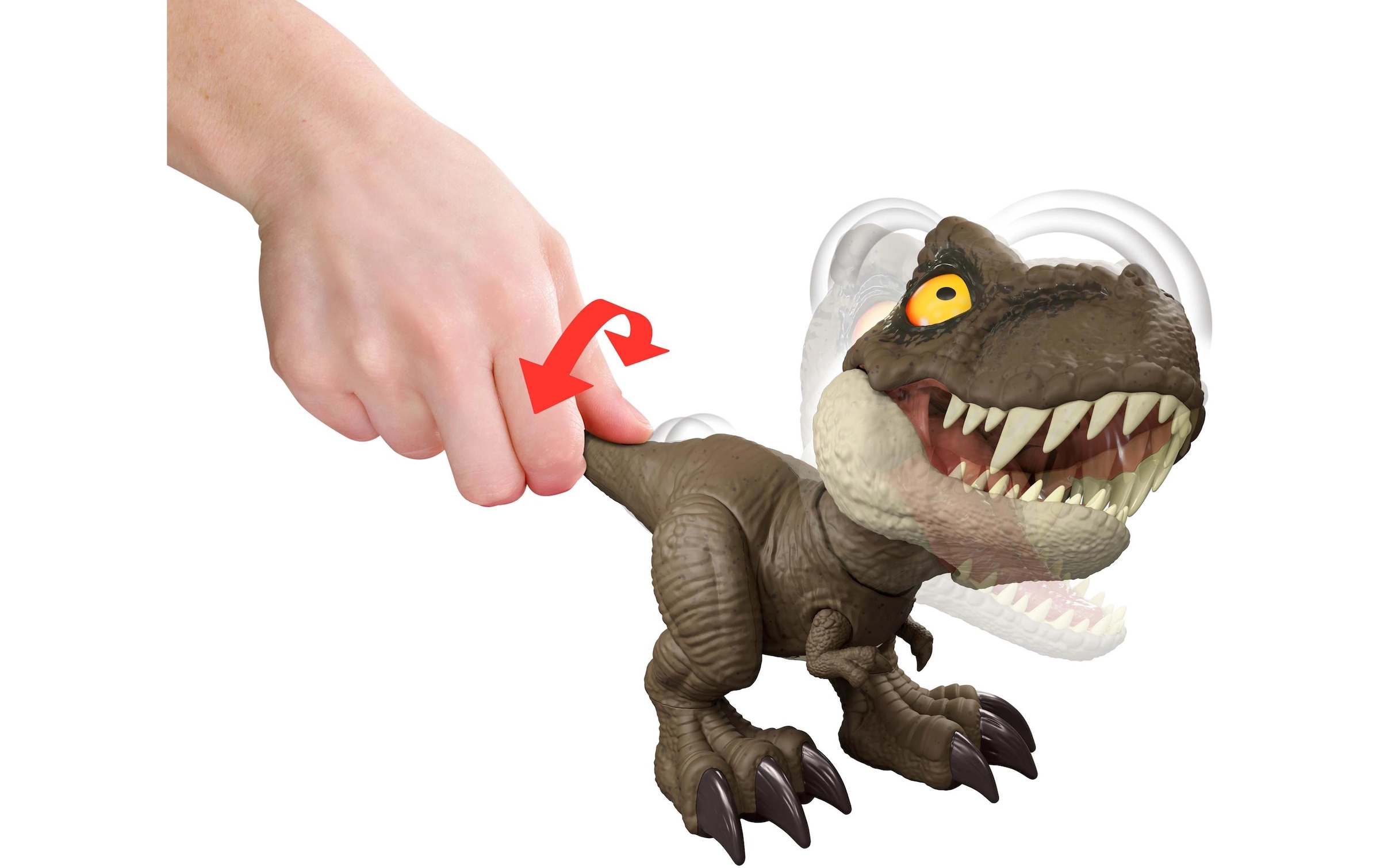 Mattel® Spielfigur »Jurassic World Brüllkommando Tyrannosaurus Rex«