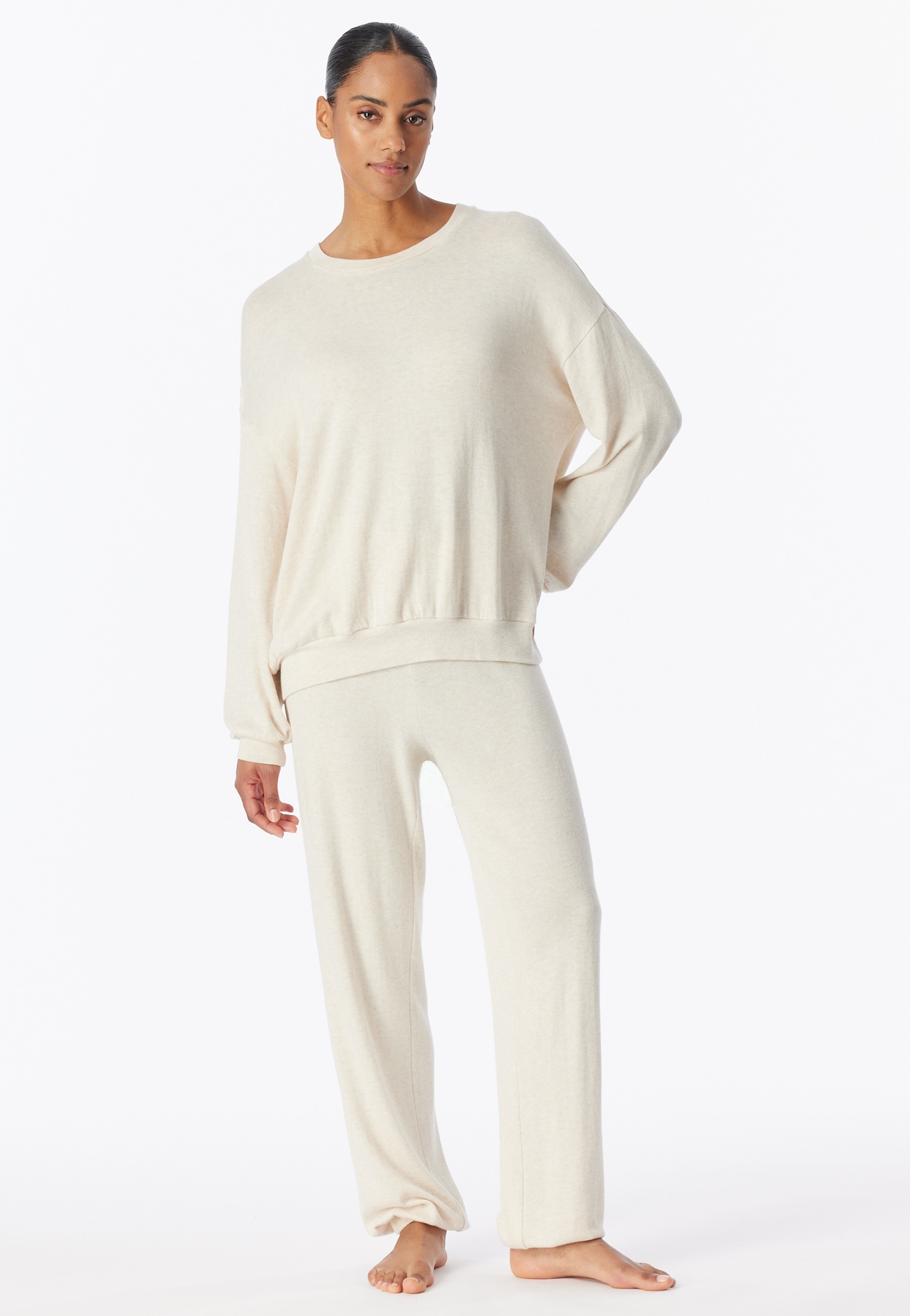 Image of Schiesser Pyjama "Casual Feel" mit überschnittenen Schultern, seitliche Taschen