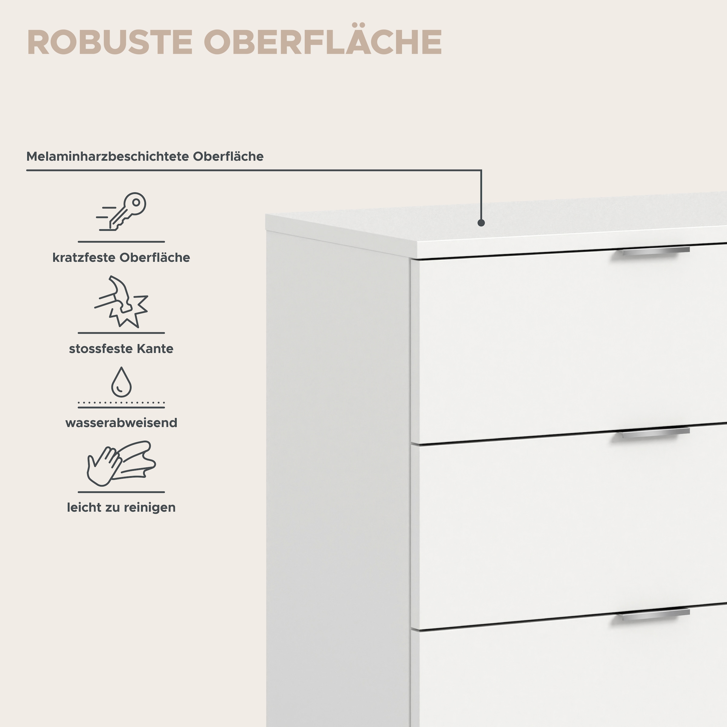 INOSIGN Garderoben-Set »Trondheim, Garderobenset 3-tlg. Breite 171 cm,«, (3 St.), hochglanz, best. aus: Spiegel, 2er Set Paneele, Kommode, Flur