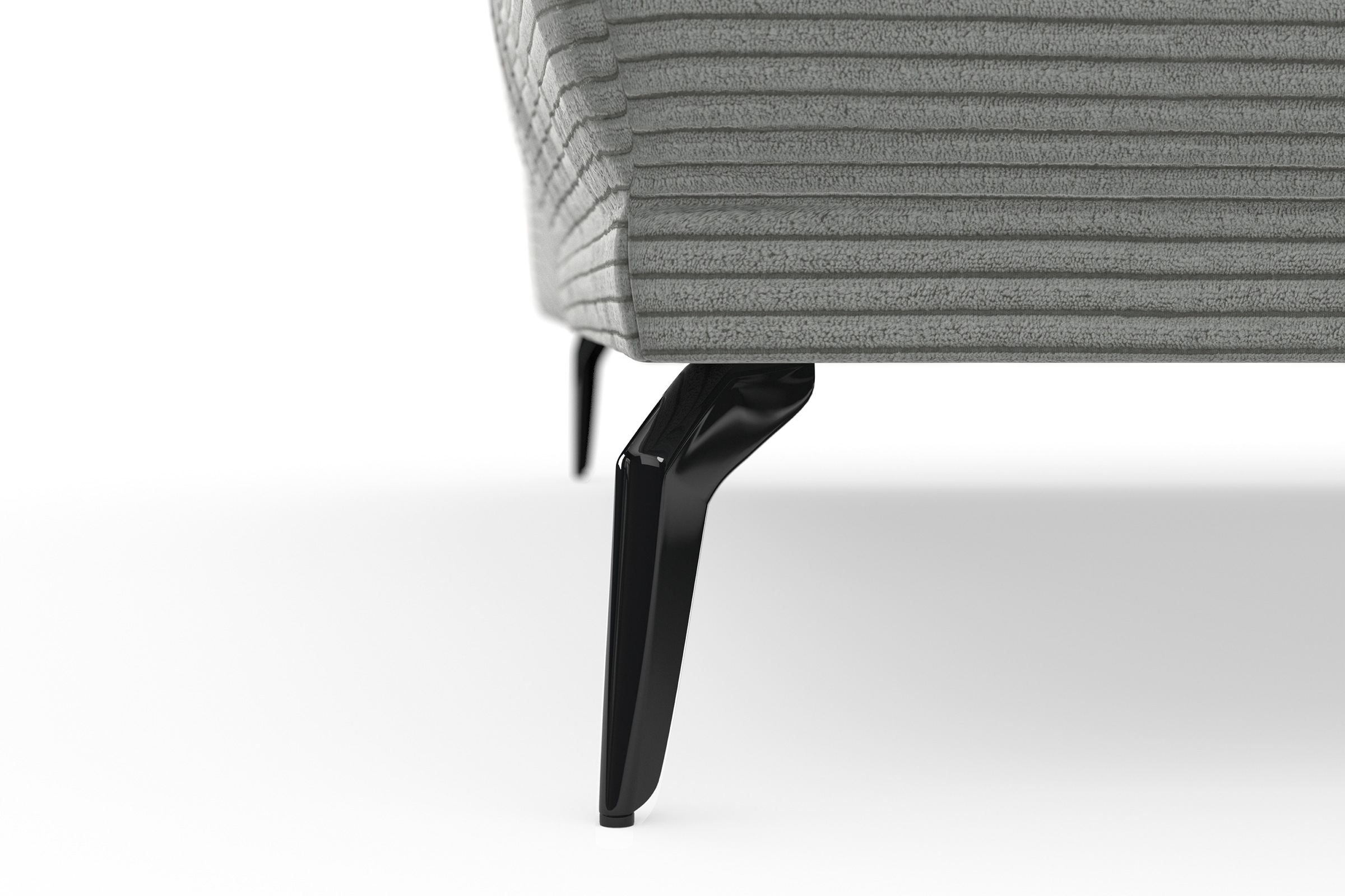 INOSIGN Ecksofa »Coco L-Form«, Sitztiefen-, Arm- und Kopfteilverstellung, Cord-Bezug, Fusshöhe 15 cm