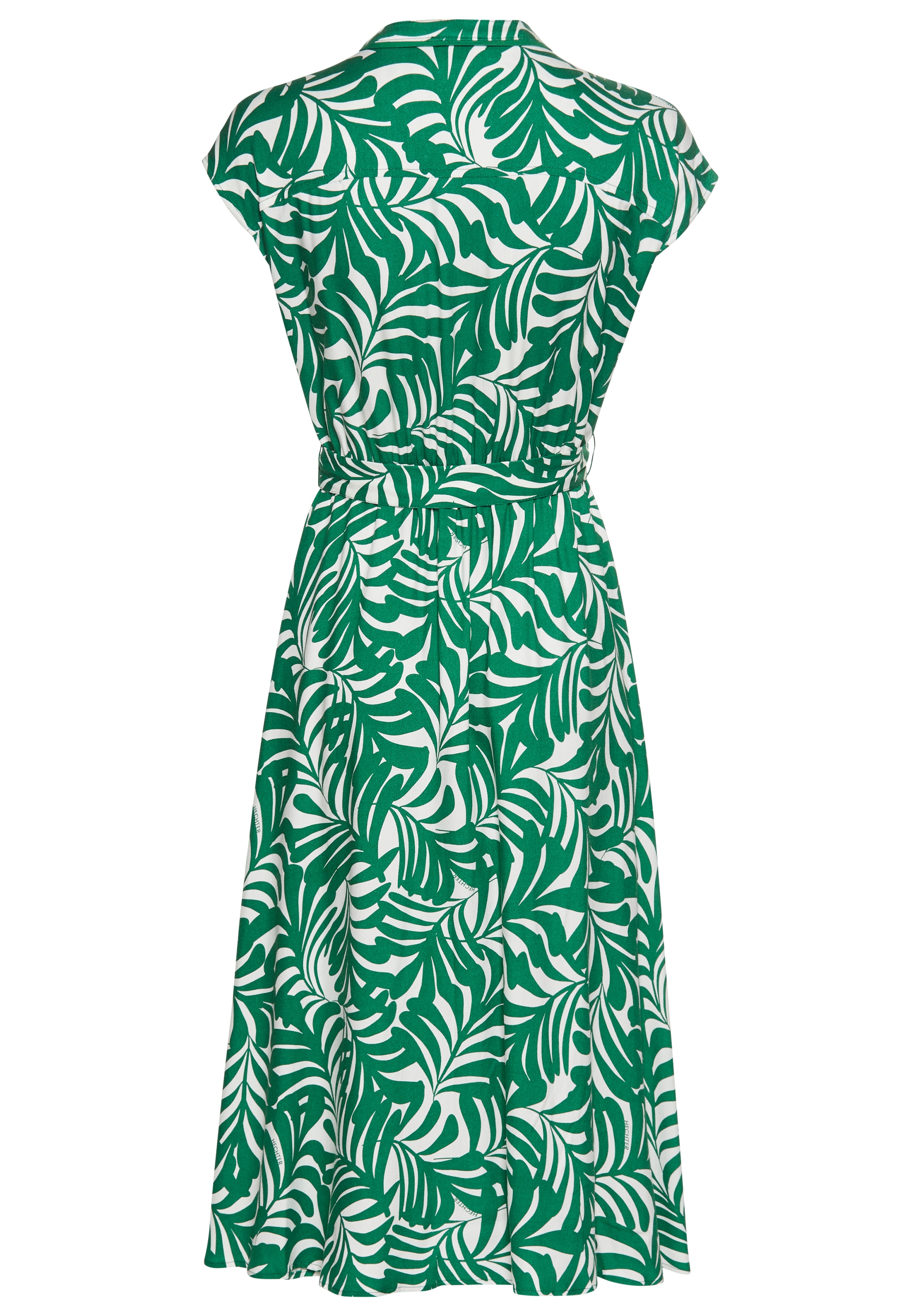 HECHTER PARIS Midikleid, mit Knopfleiste und Bindetaille