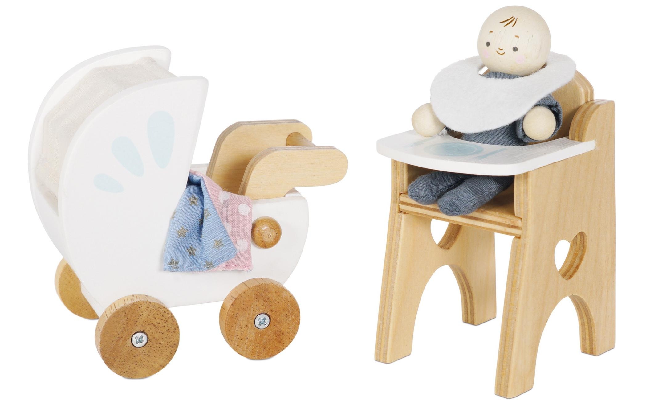 Le Toy Van Puppenmöbel »Baby Set«
