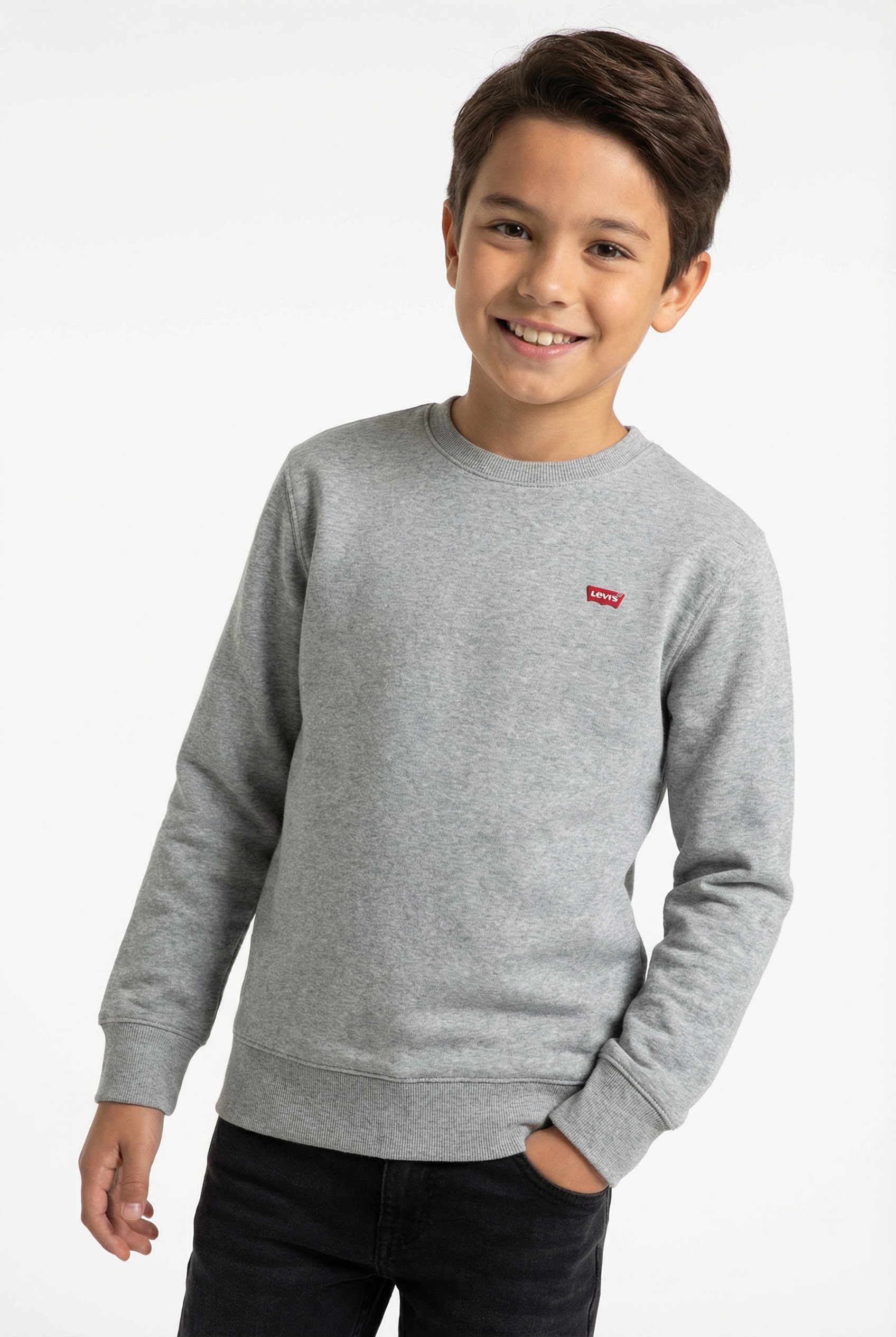 Image of Levis Kids Sweatshirt "LVB MINI LOGO CREWNECK SWEAT", aus formstabilem Baumwollmix