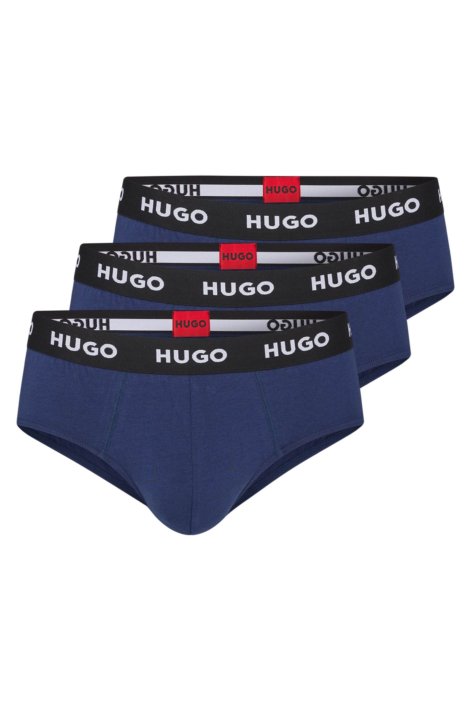 Image of HUGO Underwear Hüftslip "HIPBRIEF TRIPLETPACK" mit modischem HUGO Logo-Elastikbund