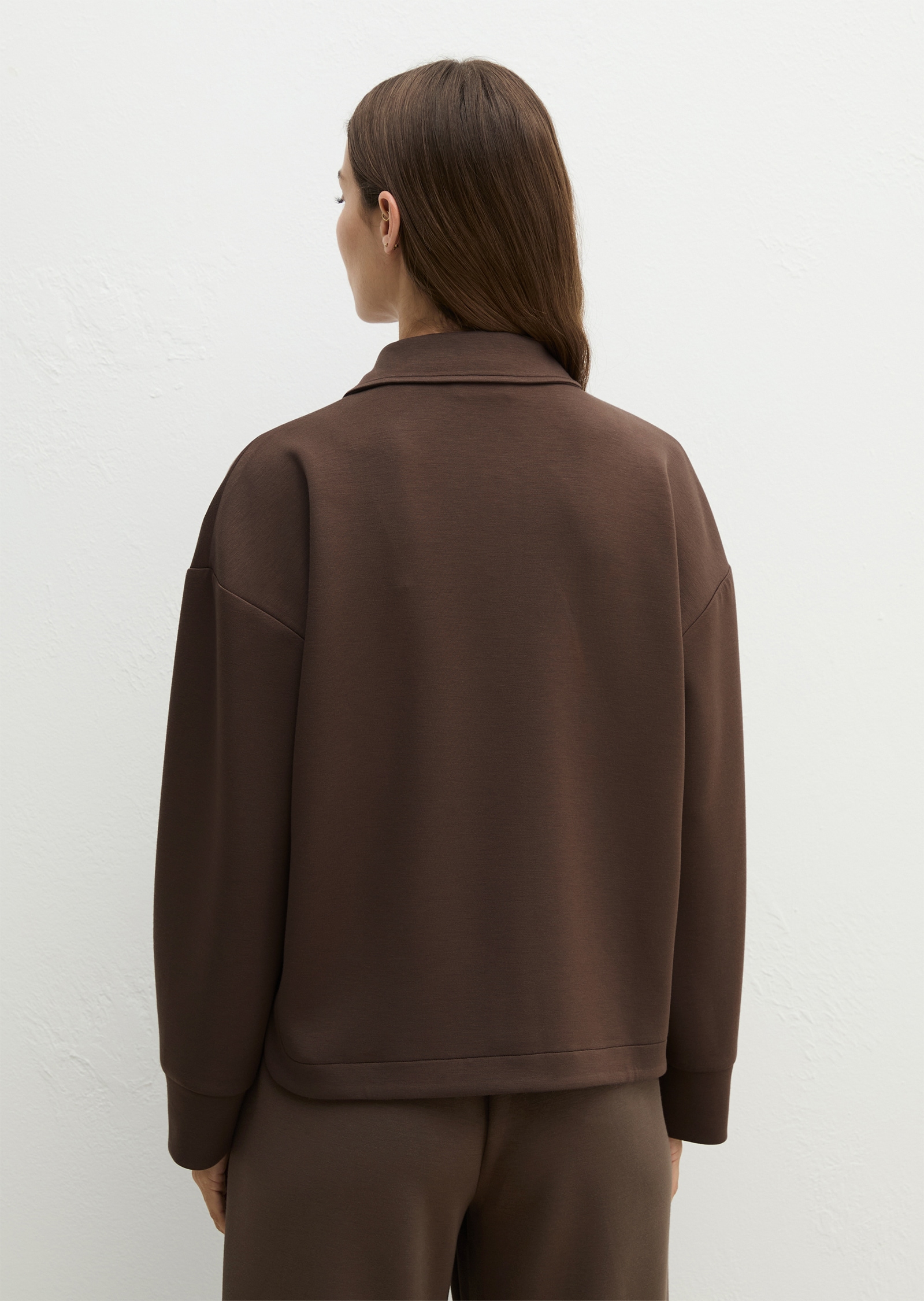 Marc O'Polo T-Shirt lockere Passform, mit Langarm, für Homewear, aus Jersey