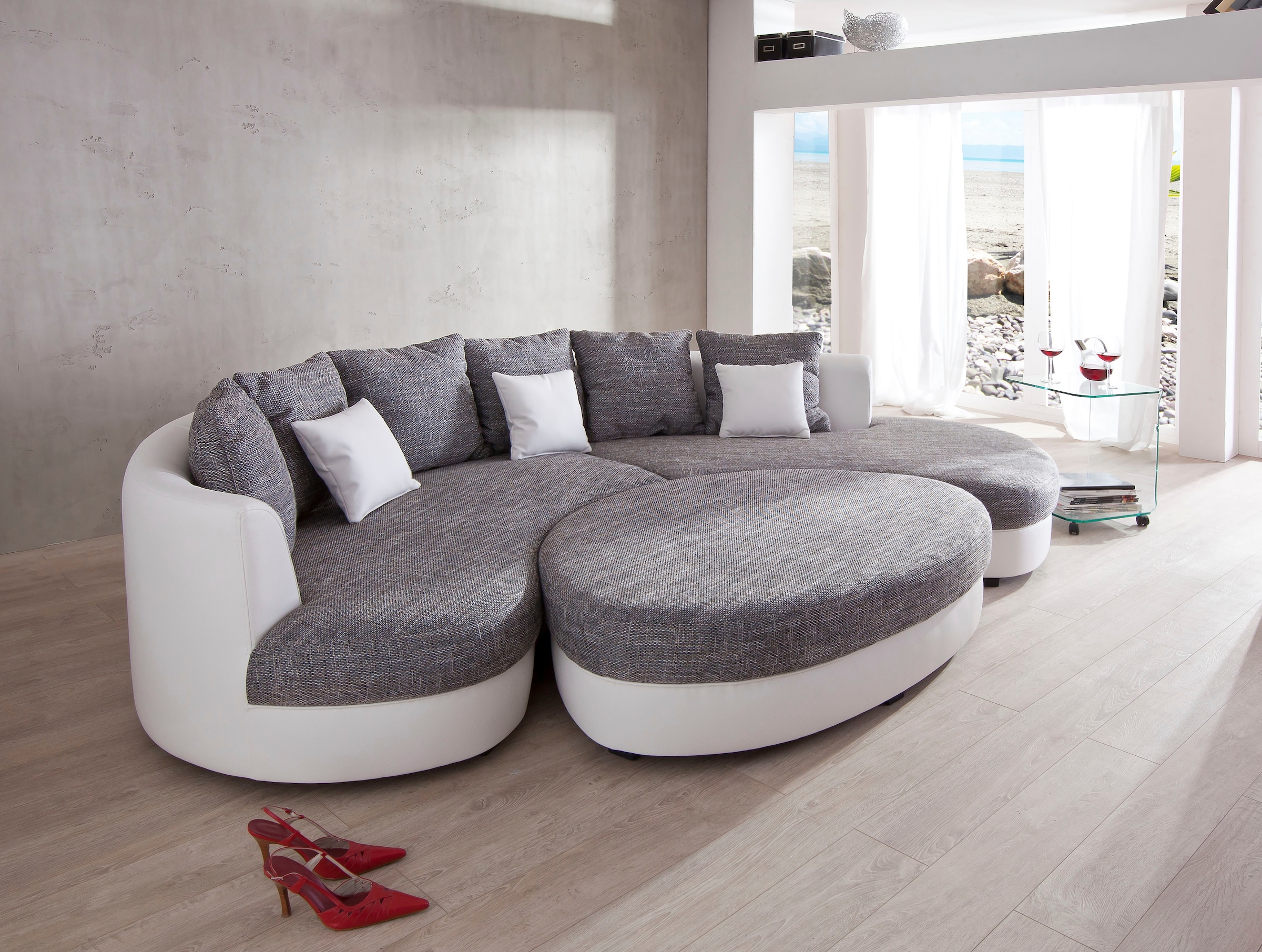 INOSIGN Ecksofa »Limoncello organische Formensprache, OTTOs Choice, L-Form« ergonomische Form
