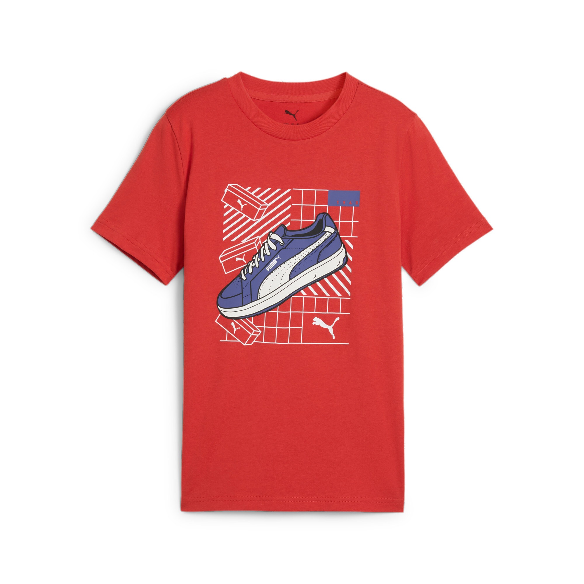 Image of PUMA T-Shirt "GRAPHICS TEE IV B" Regular Fit, Rundhalsausschnitt, Kurzarm, für Jugendliche