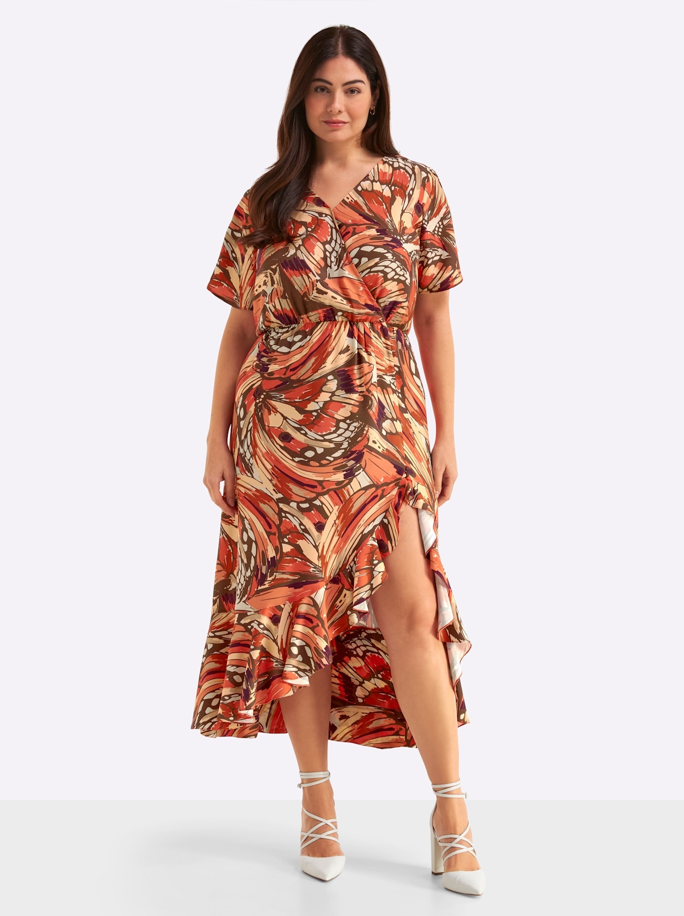 Sheego Wickelkleid "Kleid"