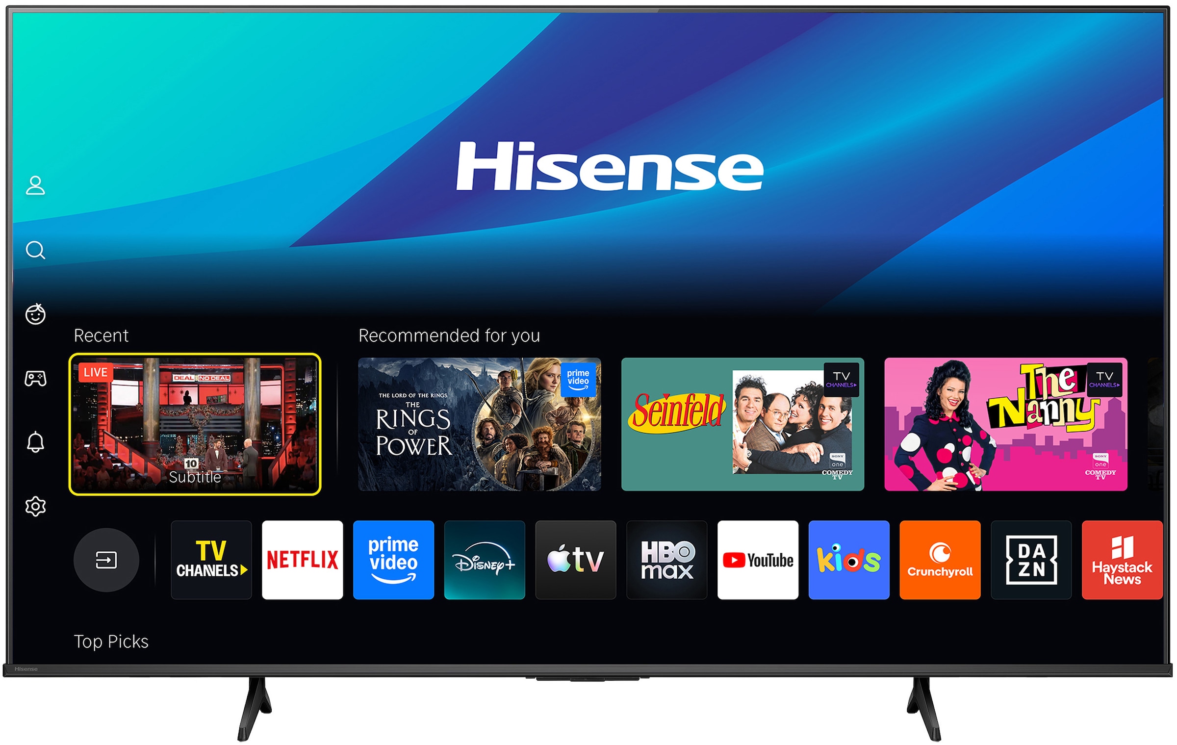 Hisense DLED-Fernseher »43E6DS« 108 cm/43 ″ Smart-TV