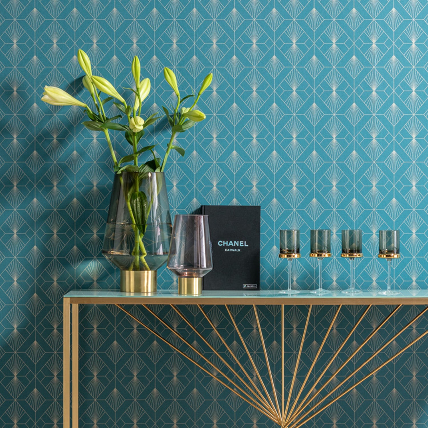 Kare Design Vase de table »Vase Noble Braun«