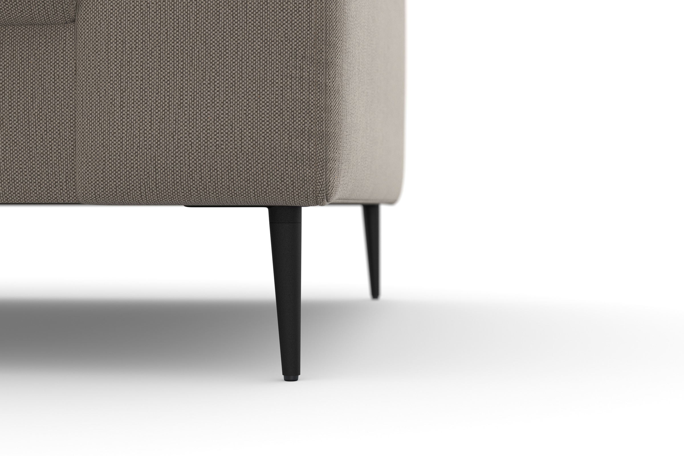 DOMO collection Ecksofa »Modica, zeitlos und elegant, L-Form«, moderne Optik mit extrabreiter Recamiere, auch in Cord