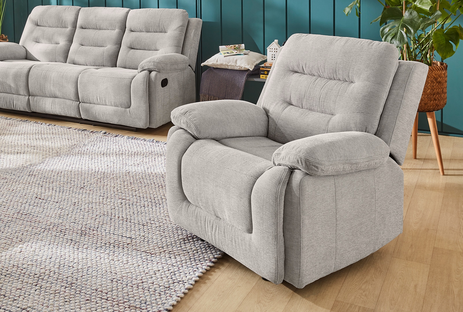 Image of Jockenhöfer Gruppe Sessel "Sylt, B: 101 cm, Sitzhöhe: 49 cm" mit Relaxfunktion und Liegefunktion, Federkern-Polsterung