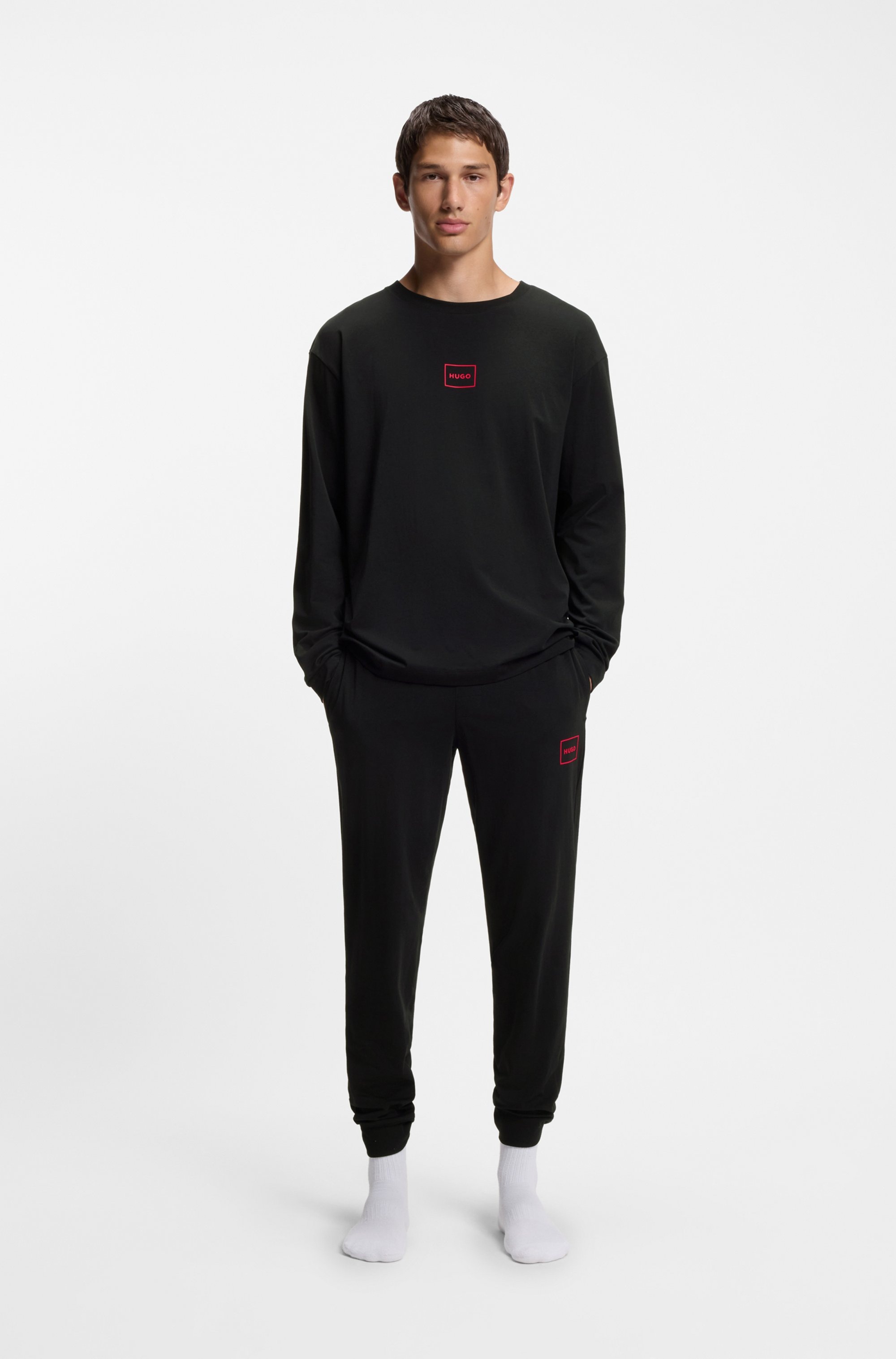 HUGO Underwear Langarmshirt »T-Shirt Laze Longsleeve« mit Rundhalsausschnitt