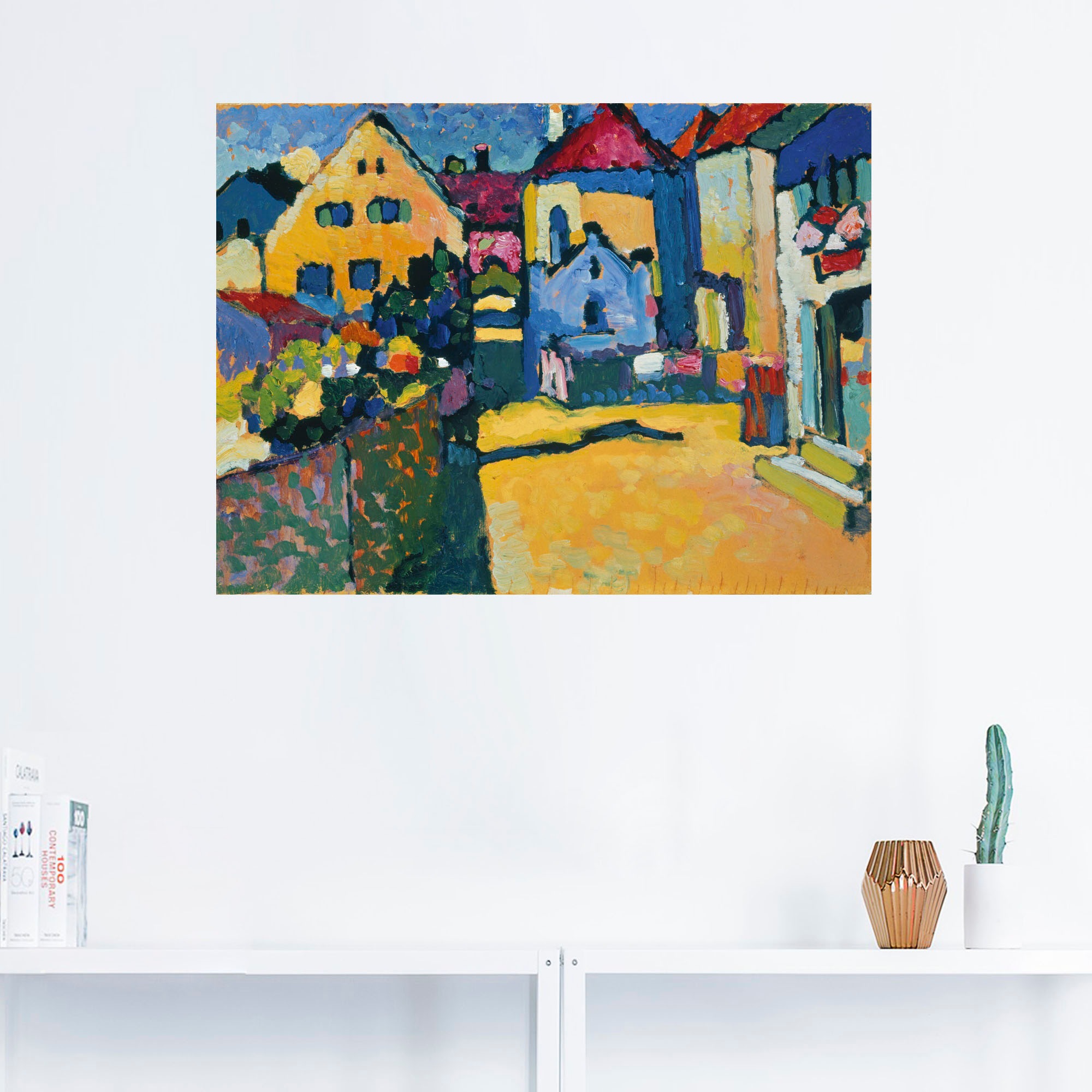 Artland Wandbild »Grüngasse in Murnau. 1909«, Europa, (1 St.), als Leinwandbild, Poster, Wandaufkleber in verschied. Grössen