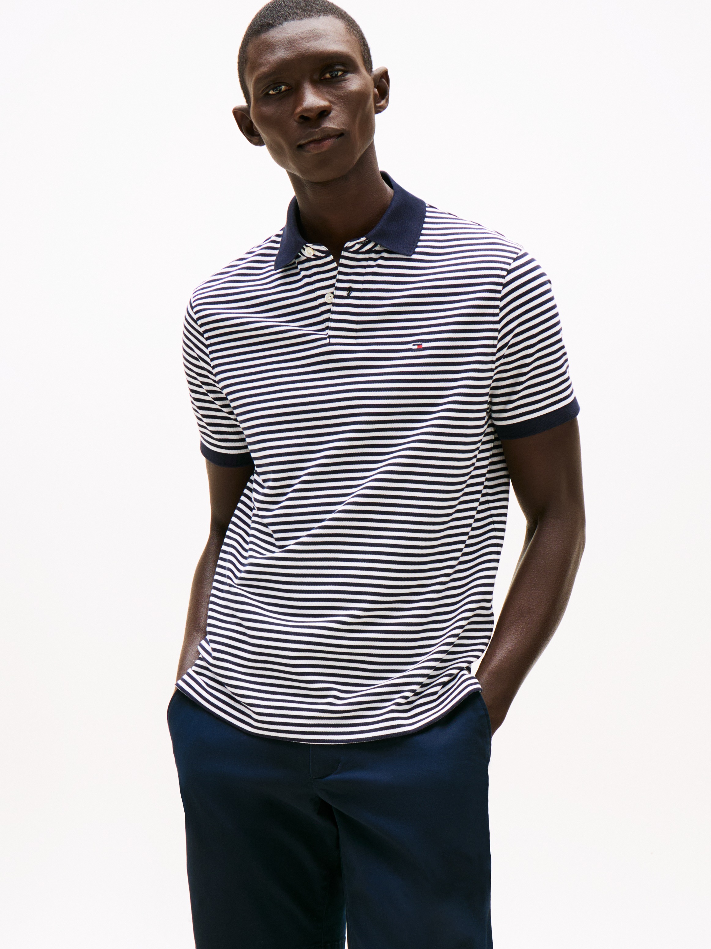 Tommy Hilfiger Poloshirt »1985 REGULAR POLO«, fein gestreift