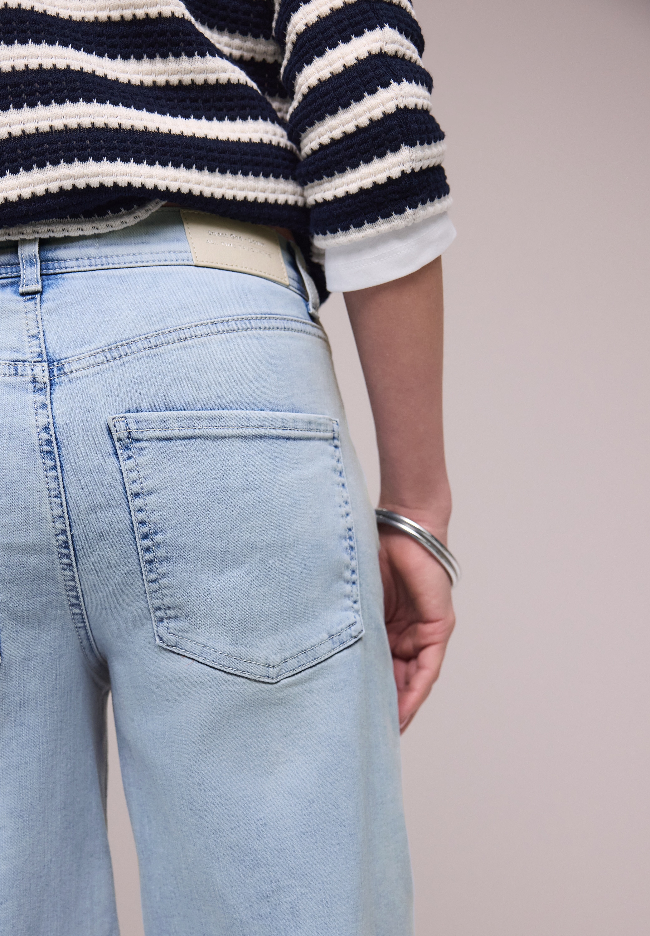 STREET ONE Jeans loose fit »Style Emee« Wide Leg Jeans mit Stretch