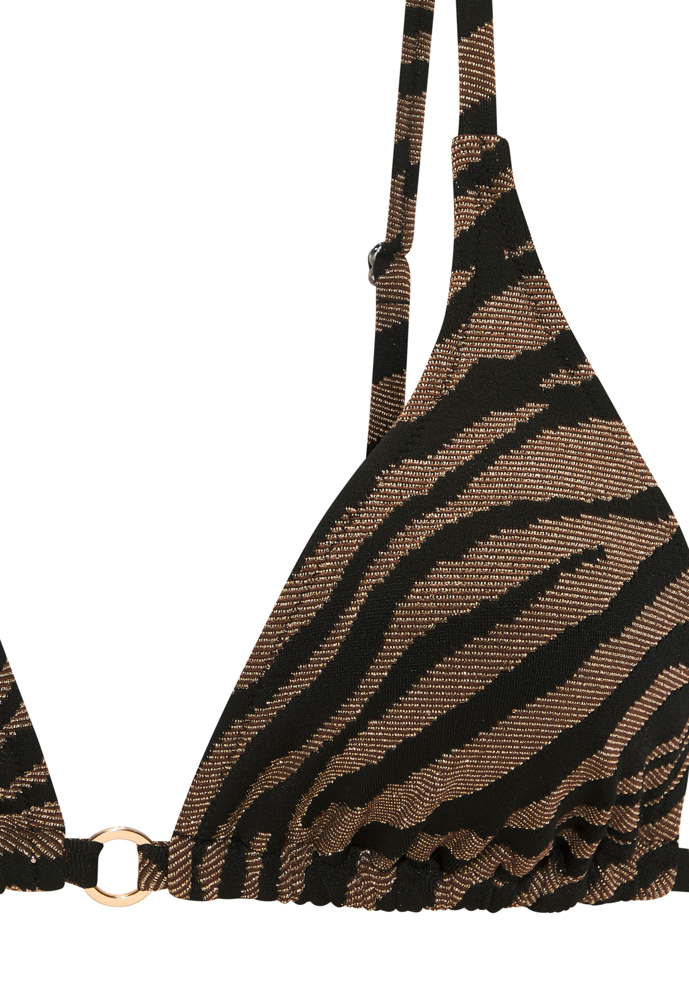 Bruno Banani Triangel-Bikini, in zweifarbiger Animal-Optik