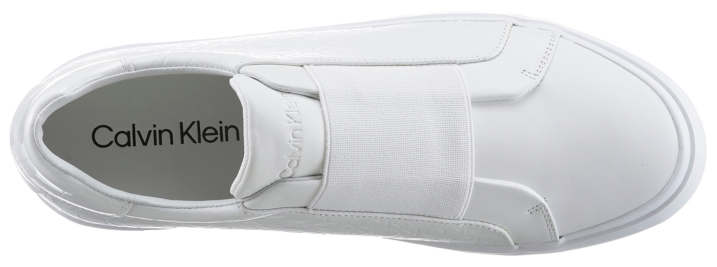 Calvin Klein Slip-On Sneaker »VULC SLIP ON - MONO MIX«, mit Gummiband