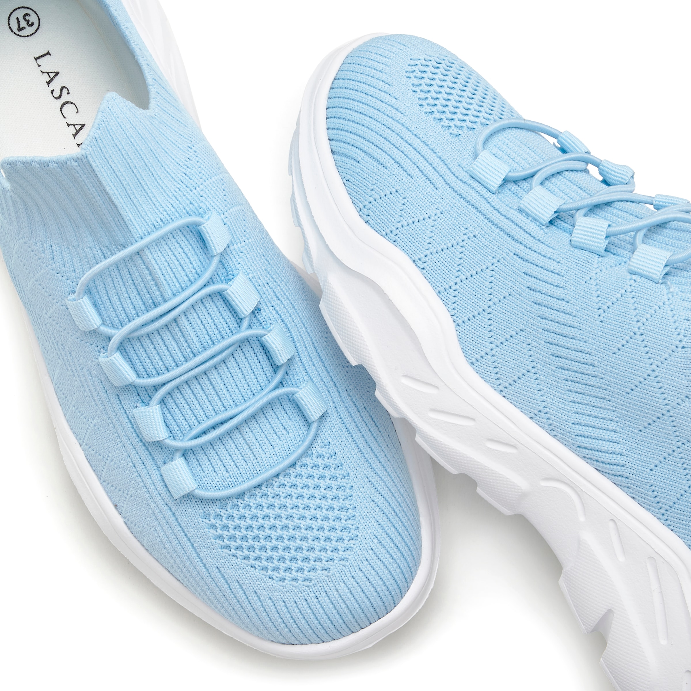 LASCANA ACTIVE Sneaker »Halbschuh, Freizeitschuh, ultraleicht und bequem,«, zum Reinschlüpfen und elastischen Schnürbändern VEGAN