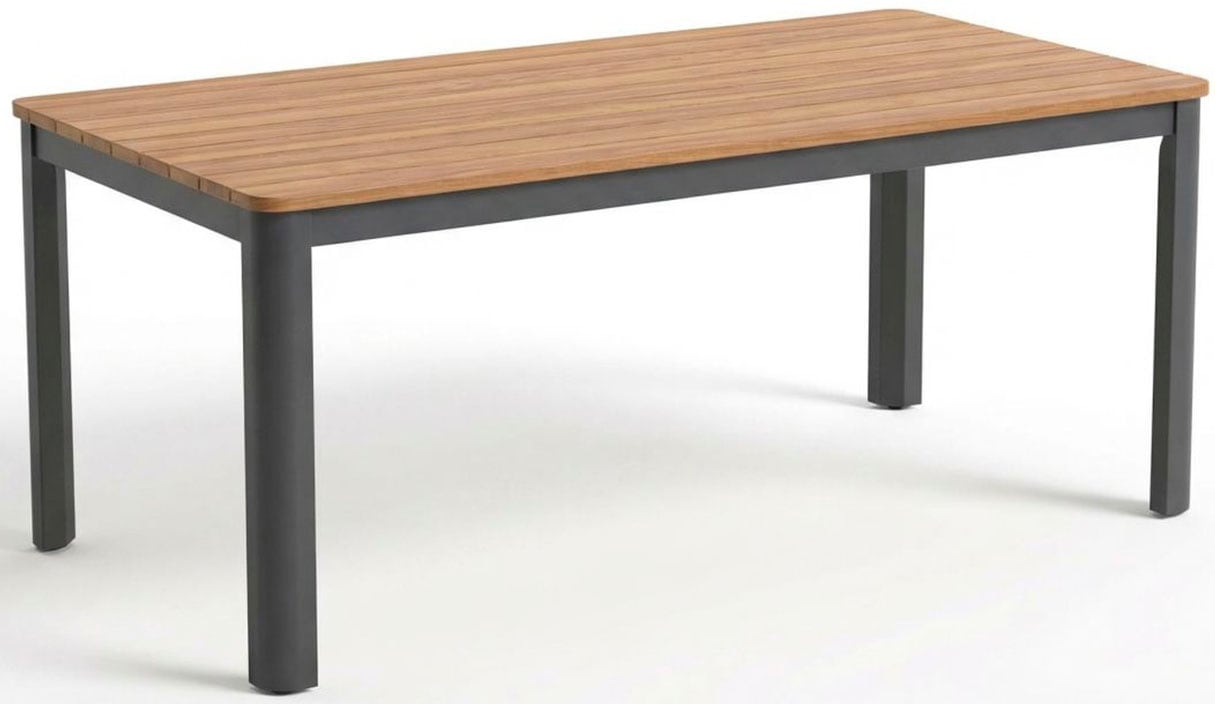 Image of Ambiente Haus Esstisch "Garten Esstisch Alu 220x95cm - grau" 1 Stk. tlg.