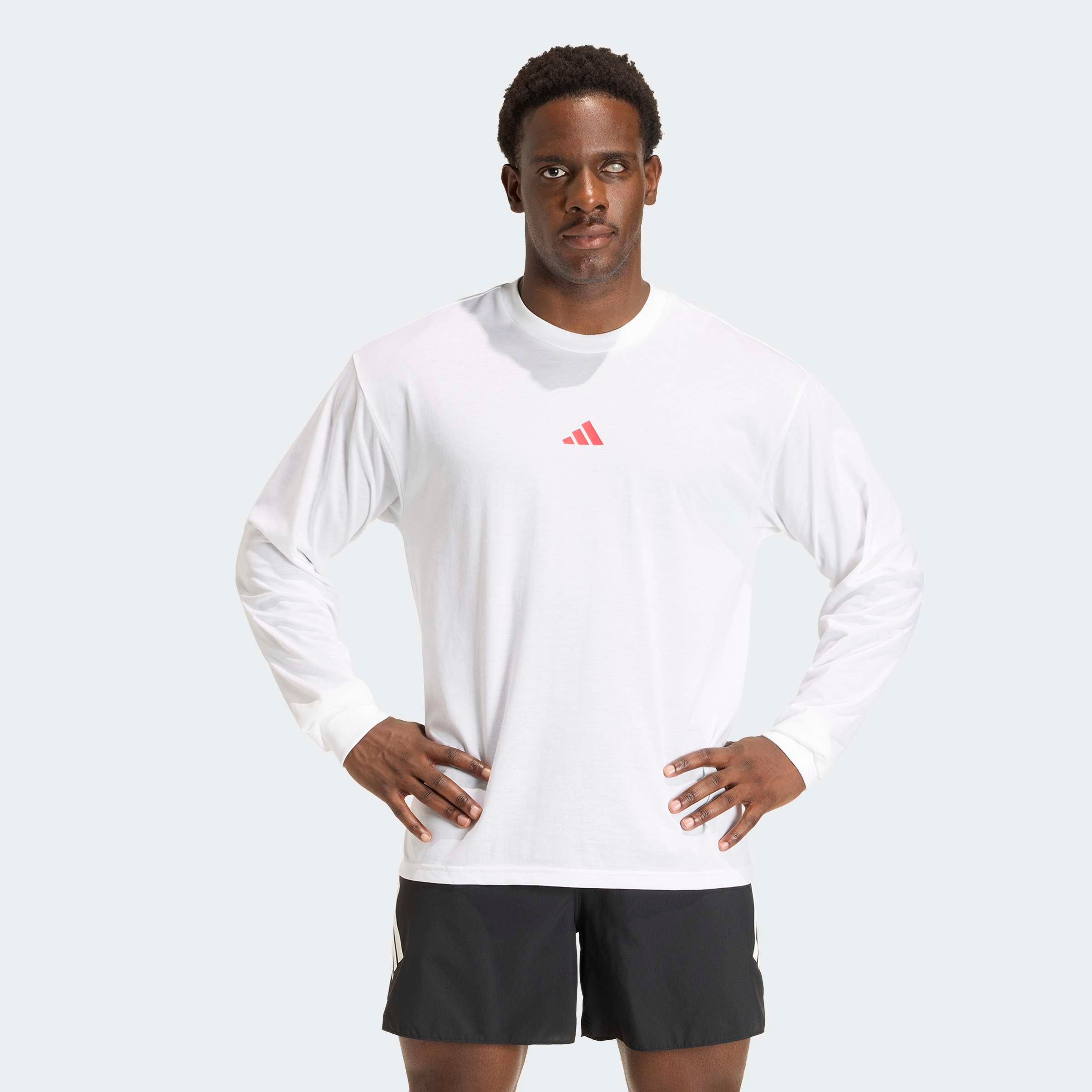 adidas Performance T-shirt de course »RUN HARD GRAPHIC LONGSLEEVE«