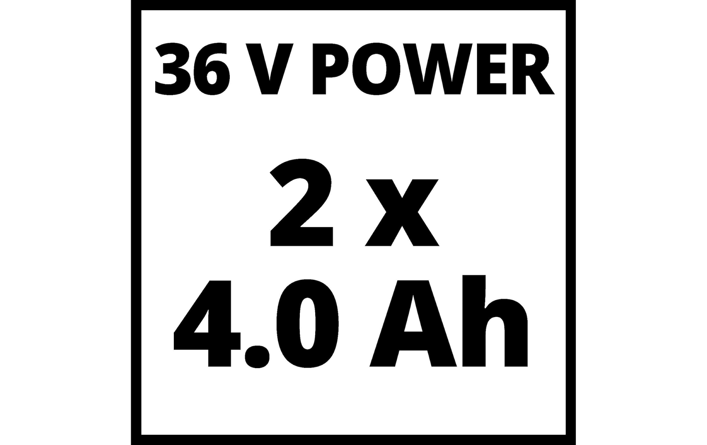 Einhell Akkurasenmäher »GE-CM 36/43 Li M (2 x 4.0Ah)«