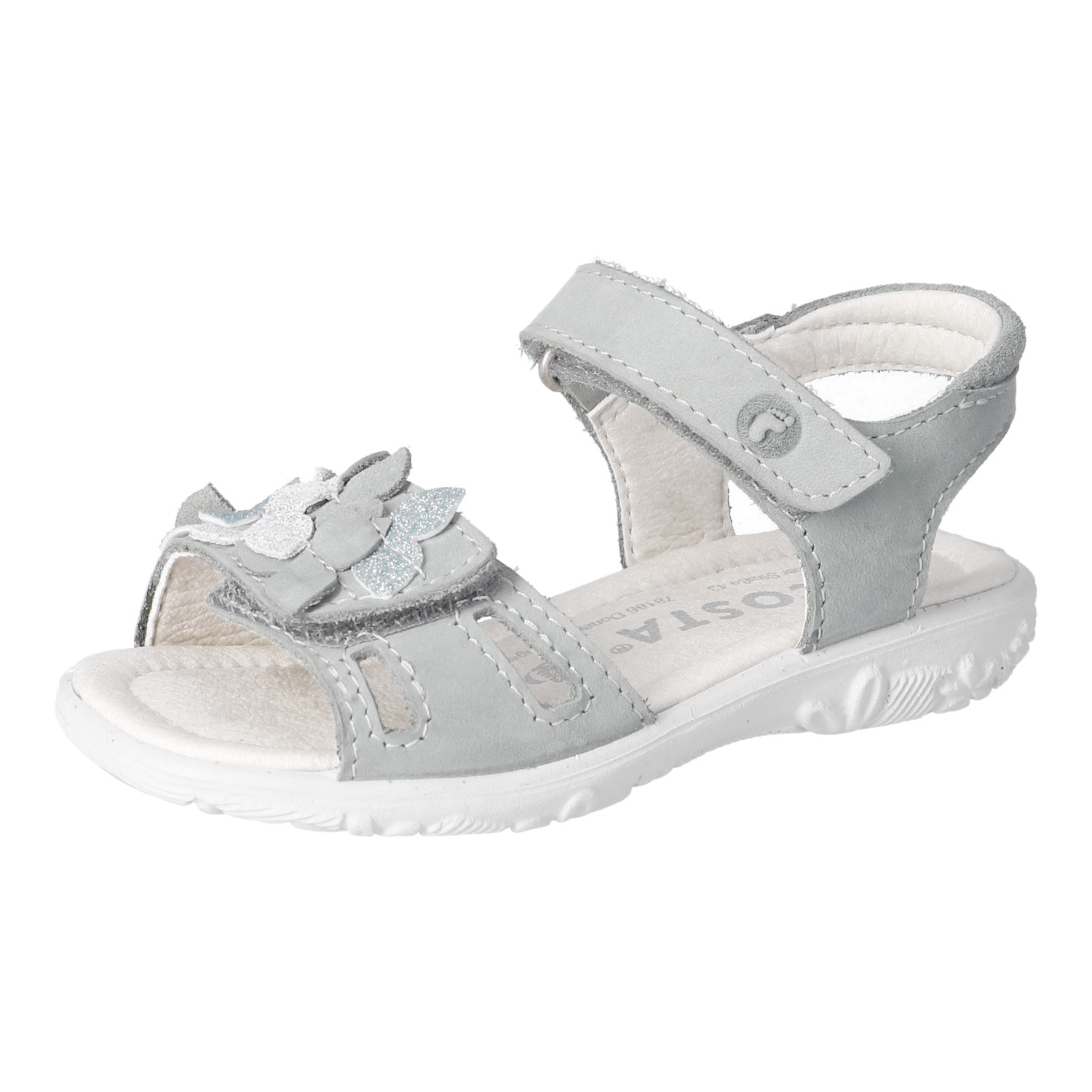 Ricosta Sandale »Mirella«  Chaussure à scratch avec décoration, gabarit de taille à télécharger