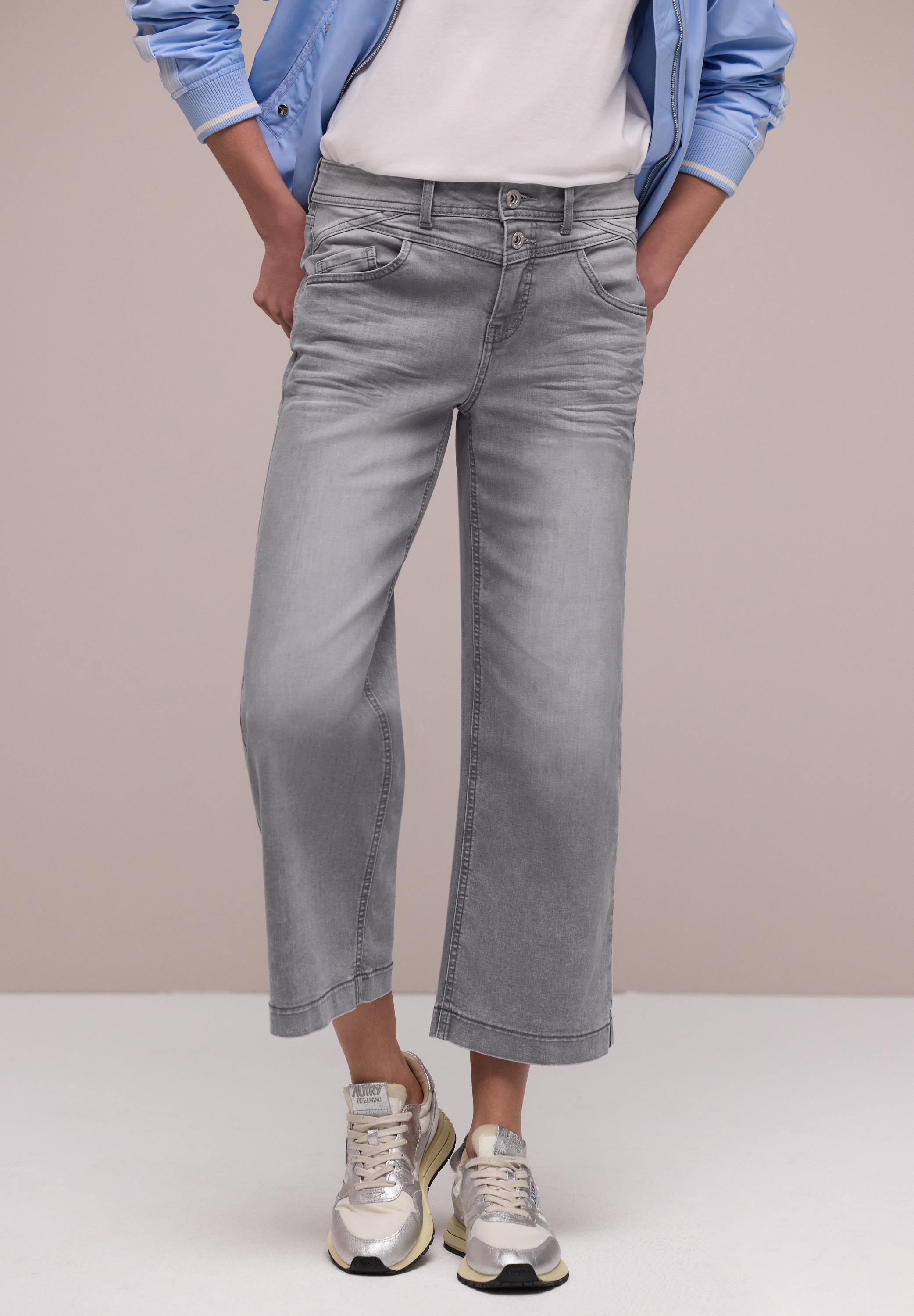 Image of STREET ONE High-waist-Jeans "Style Emee" im Five-Pocket Style