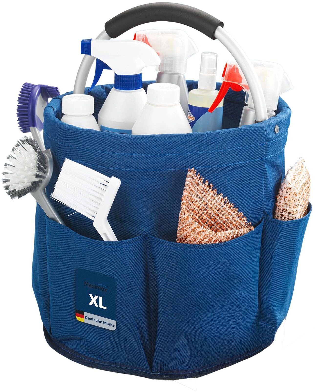Maximex Organizer »Universal-Reinigungs-Caddy« grosses Hauptfach für Reinigungsmittel, 6 Aussentaschen, faltbar, 16 l