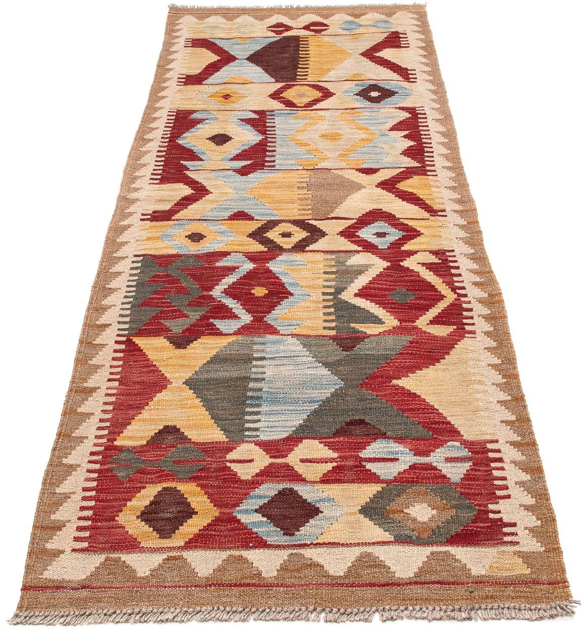 Image of morgenland Läufer »Kelim Maimene Medaillon 211 x 63 cm«, rechteckig, 0,5 mm Höhe, Wendeteppich bei Ackermann Versand Schweiz