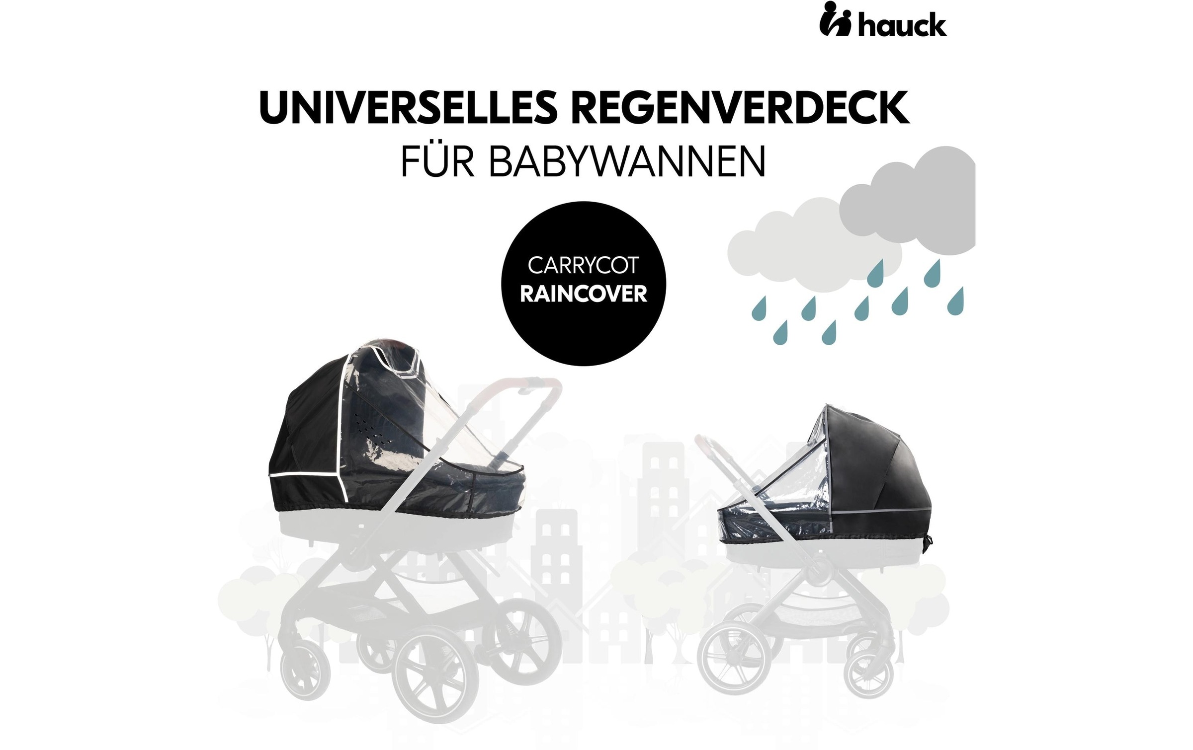 Hauck Housse de pluie pour poussette »Carrycot Raincover«