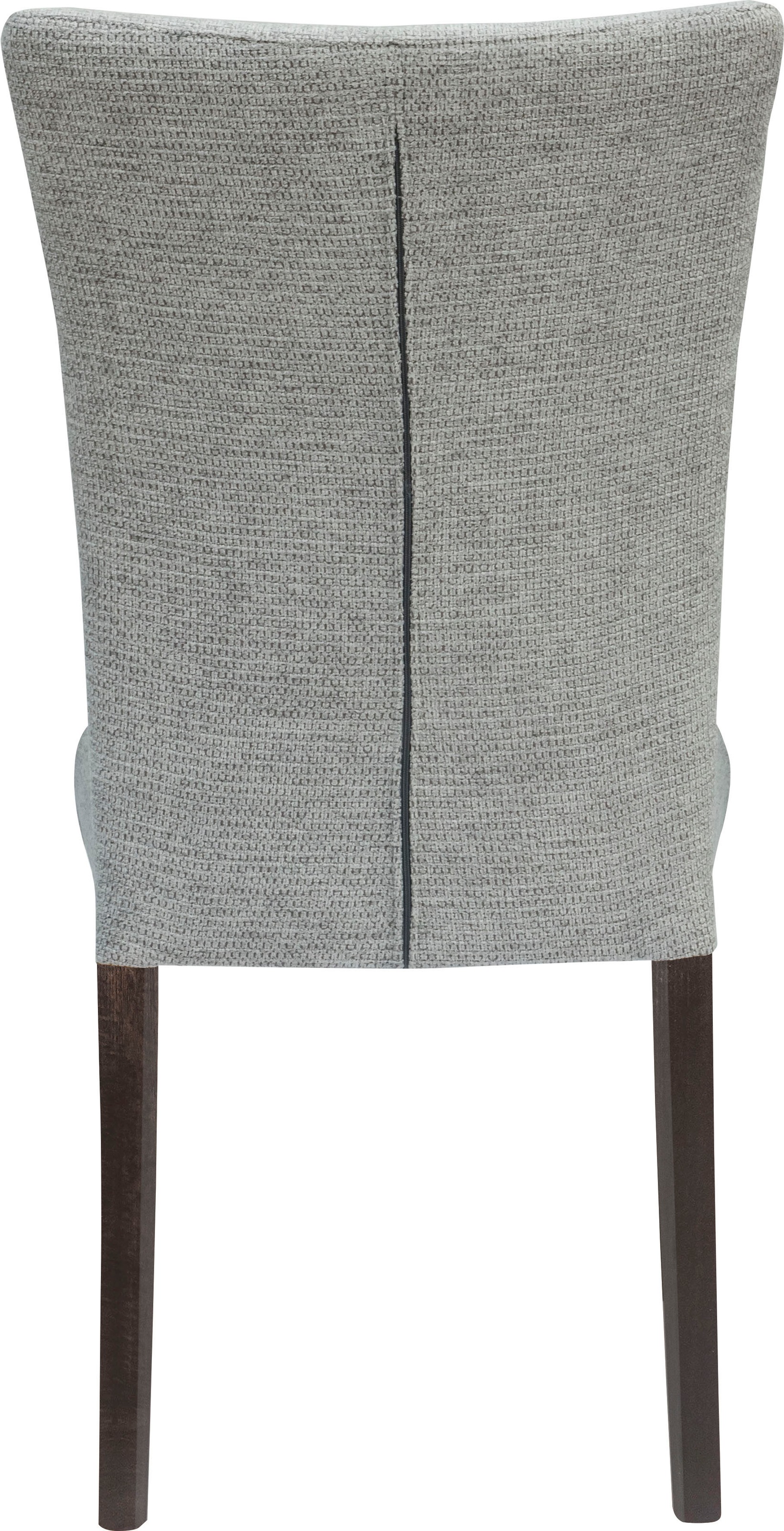 Home affaire Chaise à 4 pieds »Aspen« (Set) 2 cuisBeine aus massiver Buche, wengefarben lackiert