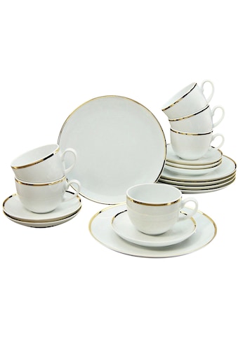 Kaffeeservice »Geschirr-Set Godi«, (Set, 18 tlg., Kaffeegeschirr für 6 Personen),...