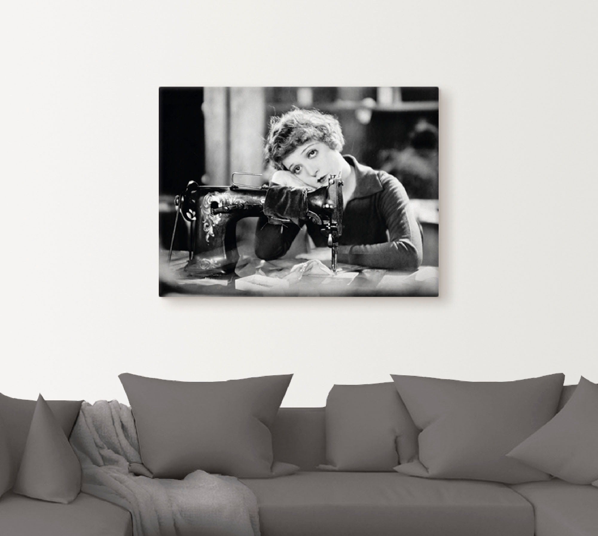 Artland Leinwandbild »Nähen« Film 1 Stk. tlg. auf Holzrahmen gespannt