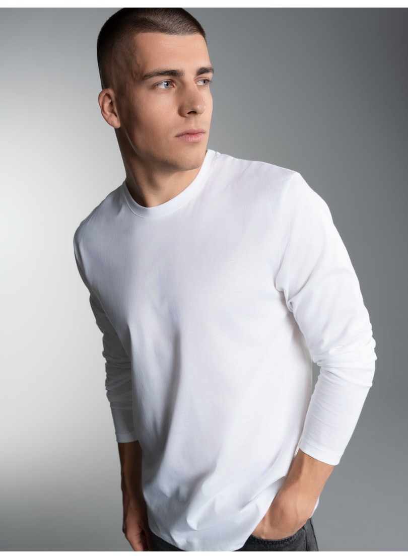 Trigema T-Shirt »TRIGEMA Langarmshirt aus 100% Baumwolle«, (1 tlg.)
