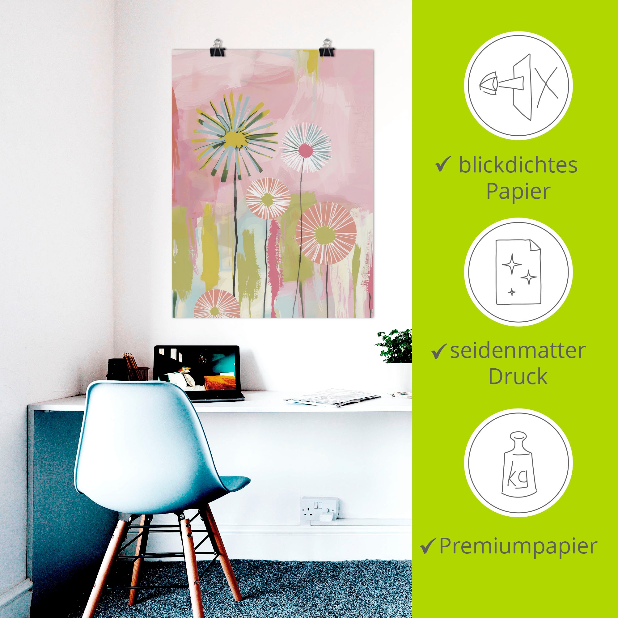 Artland Wandbild »Zarte Töne« 1 Stk. tlg. als Alubild, Leinwandbild, Poster, Wandaufkleber in verschied. Grössen