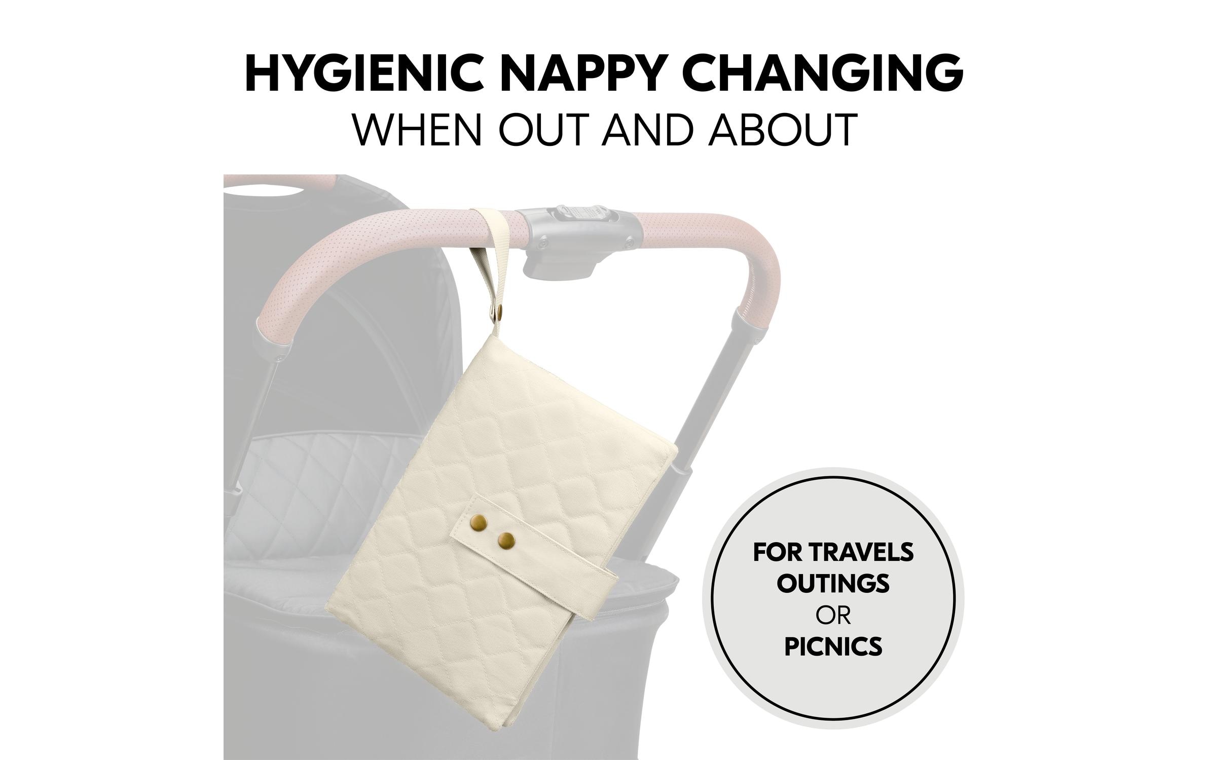 Hauck Wickeltasche »Change N Walk Beige«