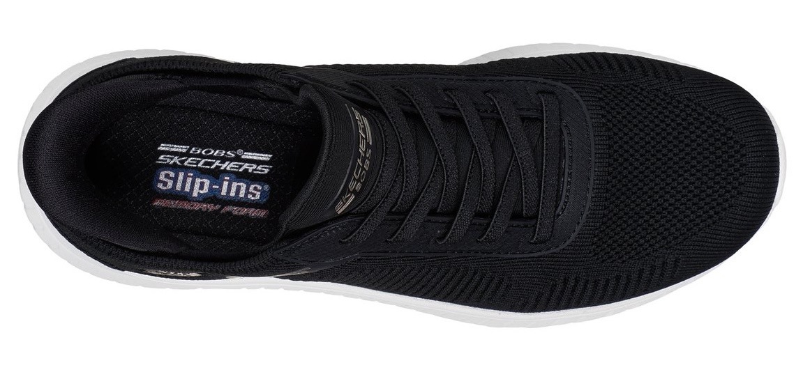 Skechers Baskets slip-on »BOBS SQUAD CHAOS-CURRENT MUSE«  , Slipper, Freizeitschuh in veganer Verarbeitung