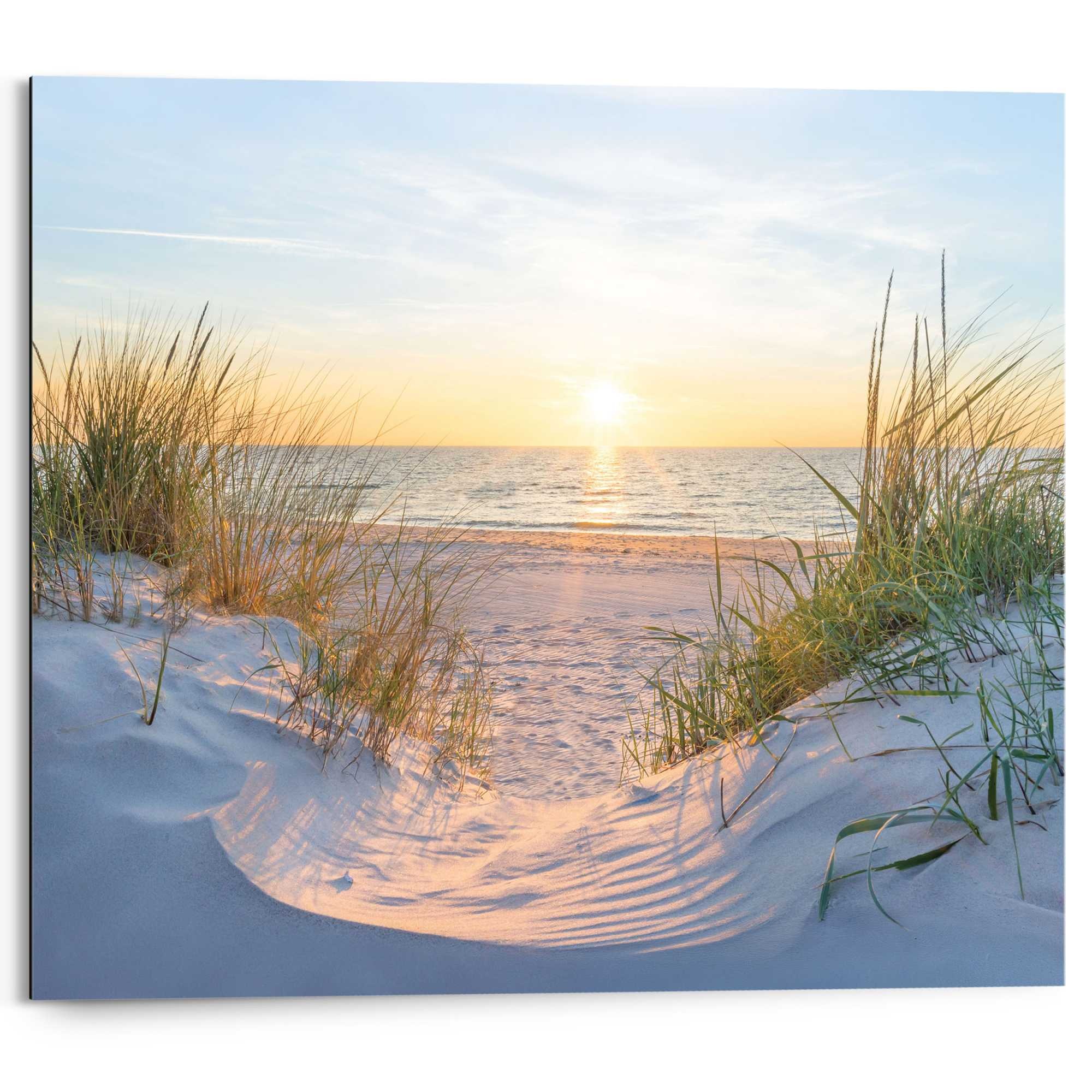 Image of Reinders Deco-Panel "Sonnenuntergang" Wohnzimmer - Beige - MDF - Wasser - 50x40 cm