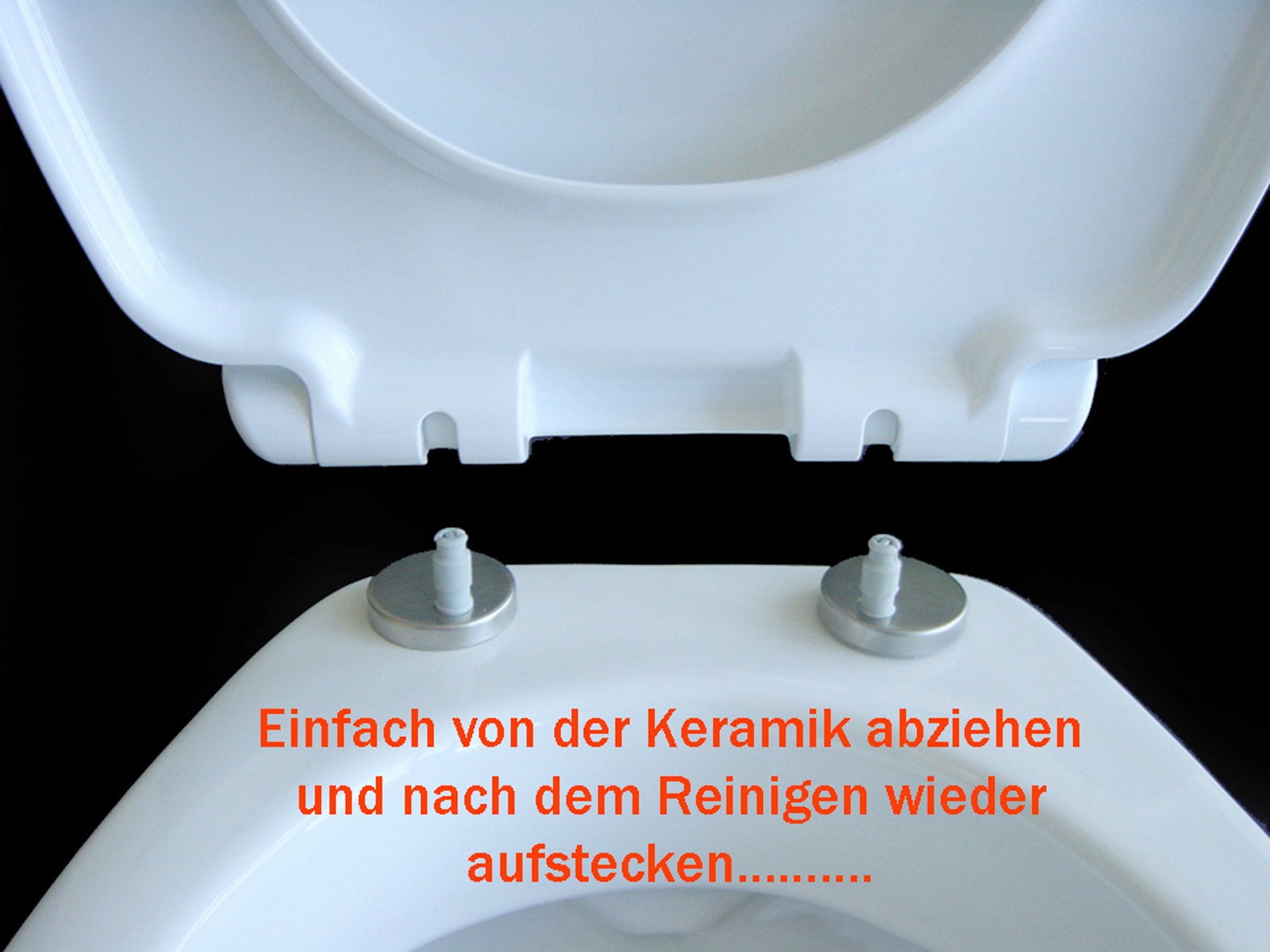 ADOB WC-Sitz »Wassertropfen«, Absenkautomatik, zur Reinigung abnehmbar