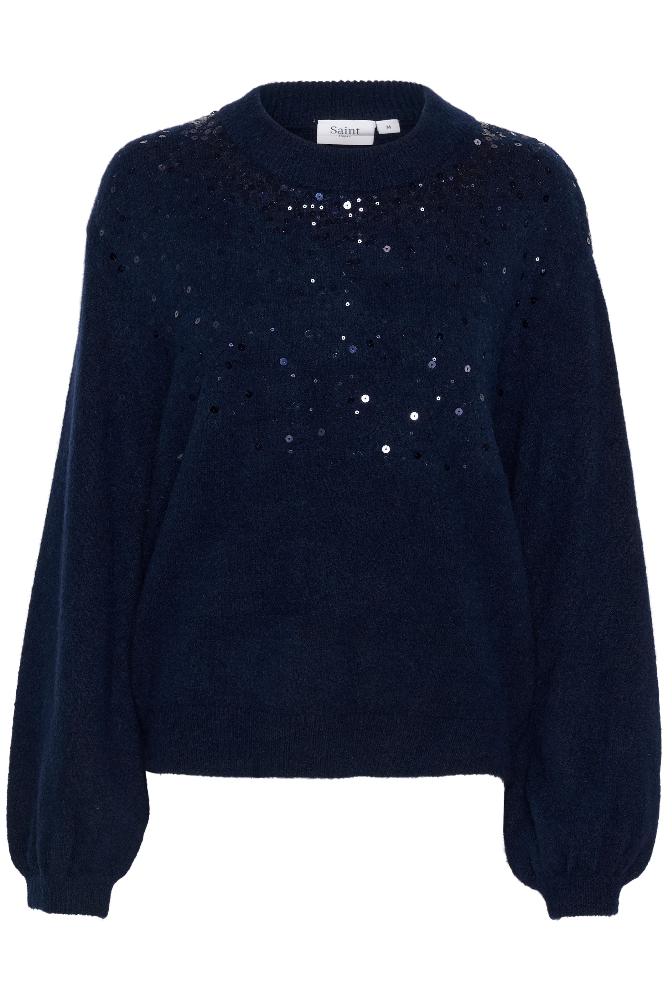 Saint Tropez Pull en tricot »BarbelSZ Pullover« mit Pailletten