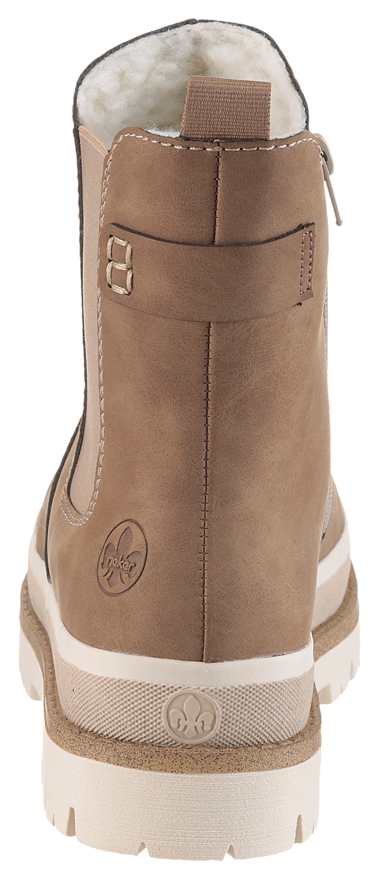 Rieker Bottes d'hiver  chelsea boots, bottines à plateforme, bottines zippées à l'intérieur