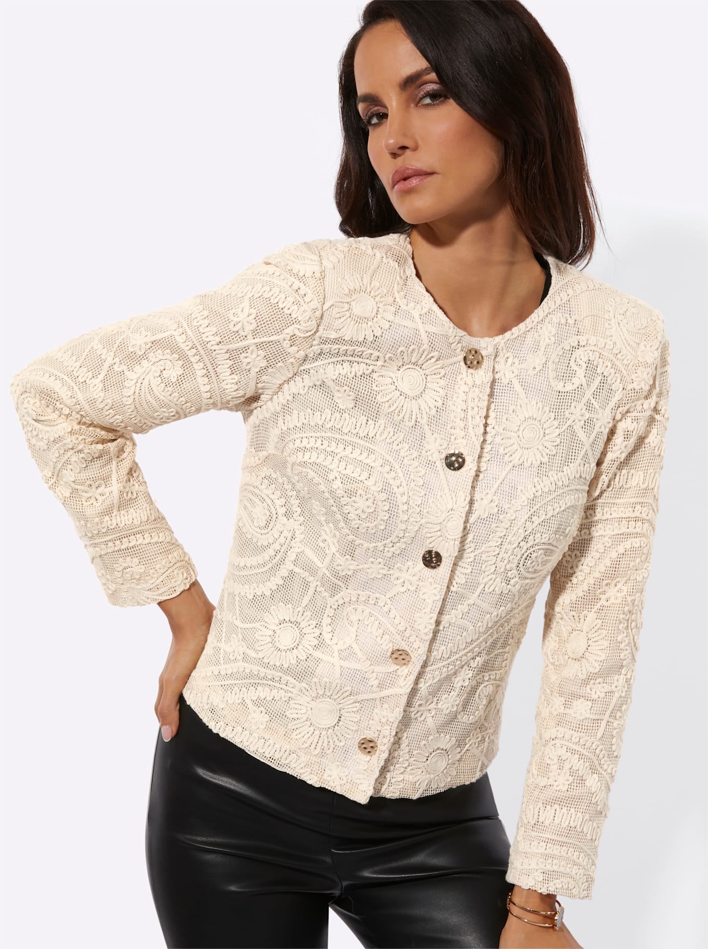 creation L Veste blazer »Baumwoll-Blazer«