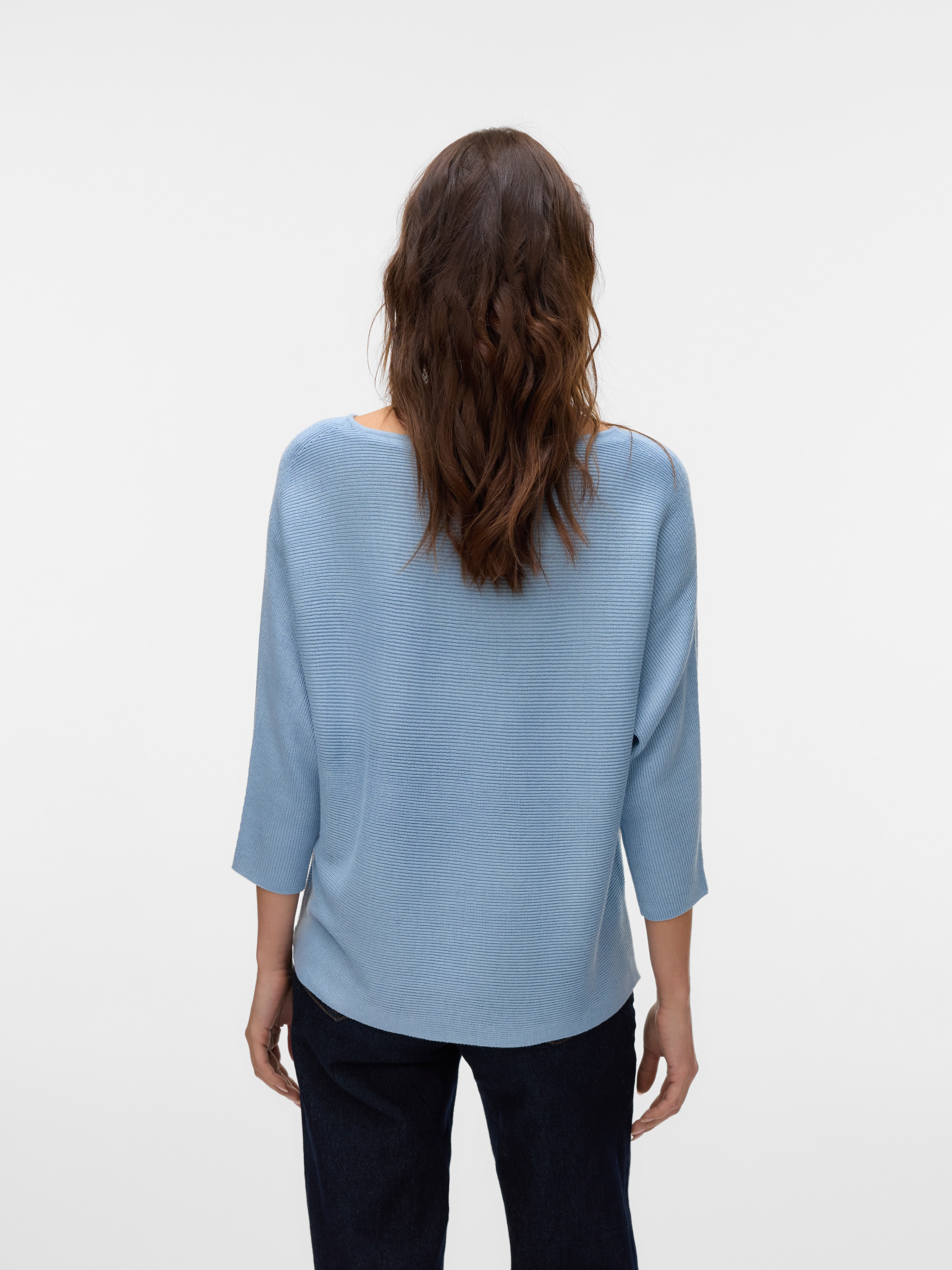 Vero Moda 3/4 Arm-Pullover »VMNORA 3/4 BOATNECK BLOUSE NOOS« mit Fledermausärmeln