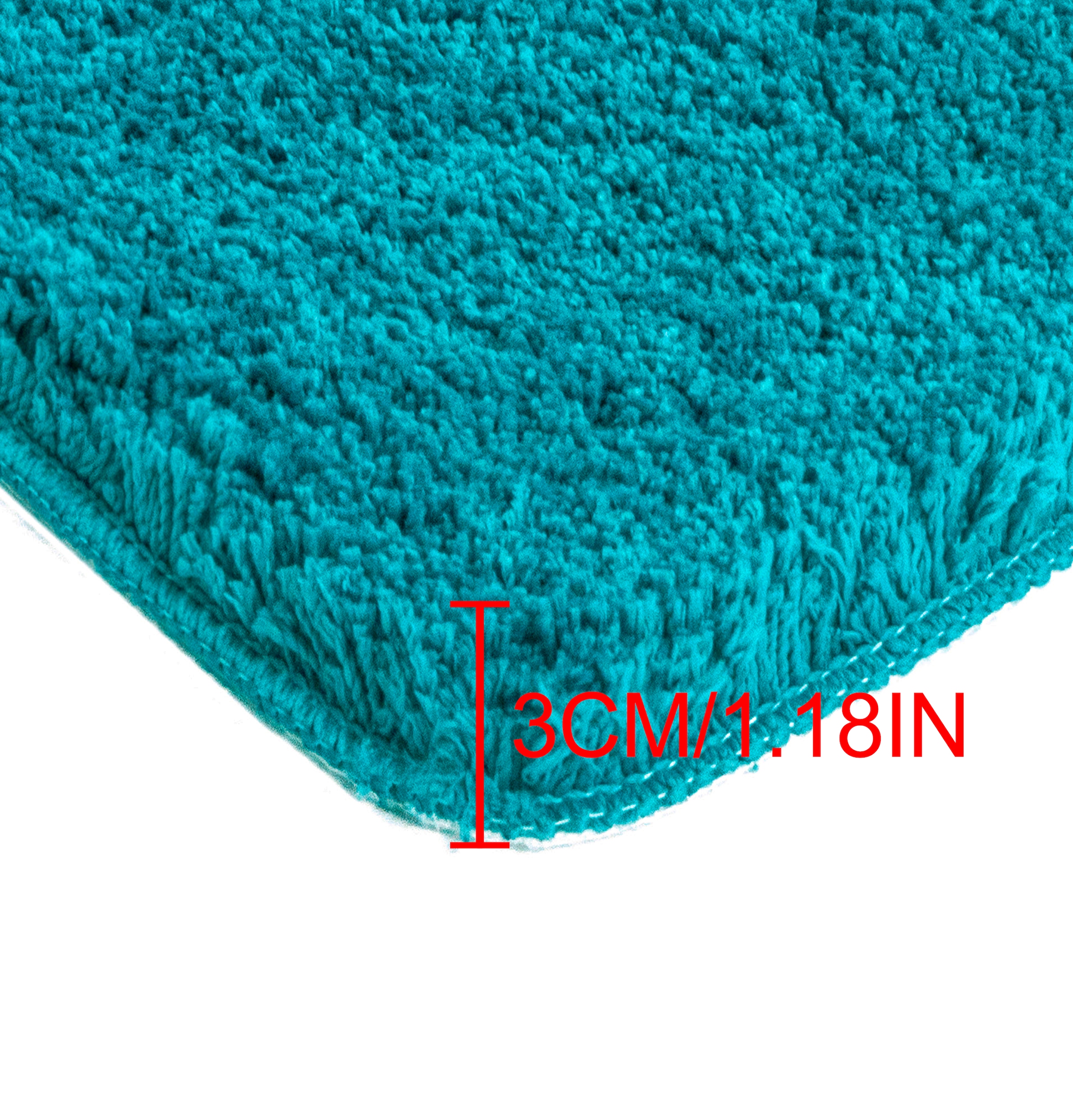 my home Badematte »Sanremo, Badvorleger, Badezimmer Teppich, sehr weich«, rutschhemmend beschichtet, fussbodenheizungsgeeignet-schnell trocknend, Badteppich, unifarben, rechteckig, rund & als 3-tlg. Set erhältlich