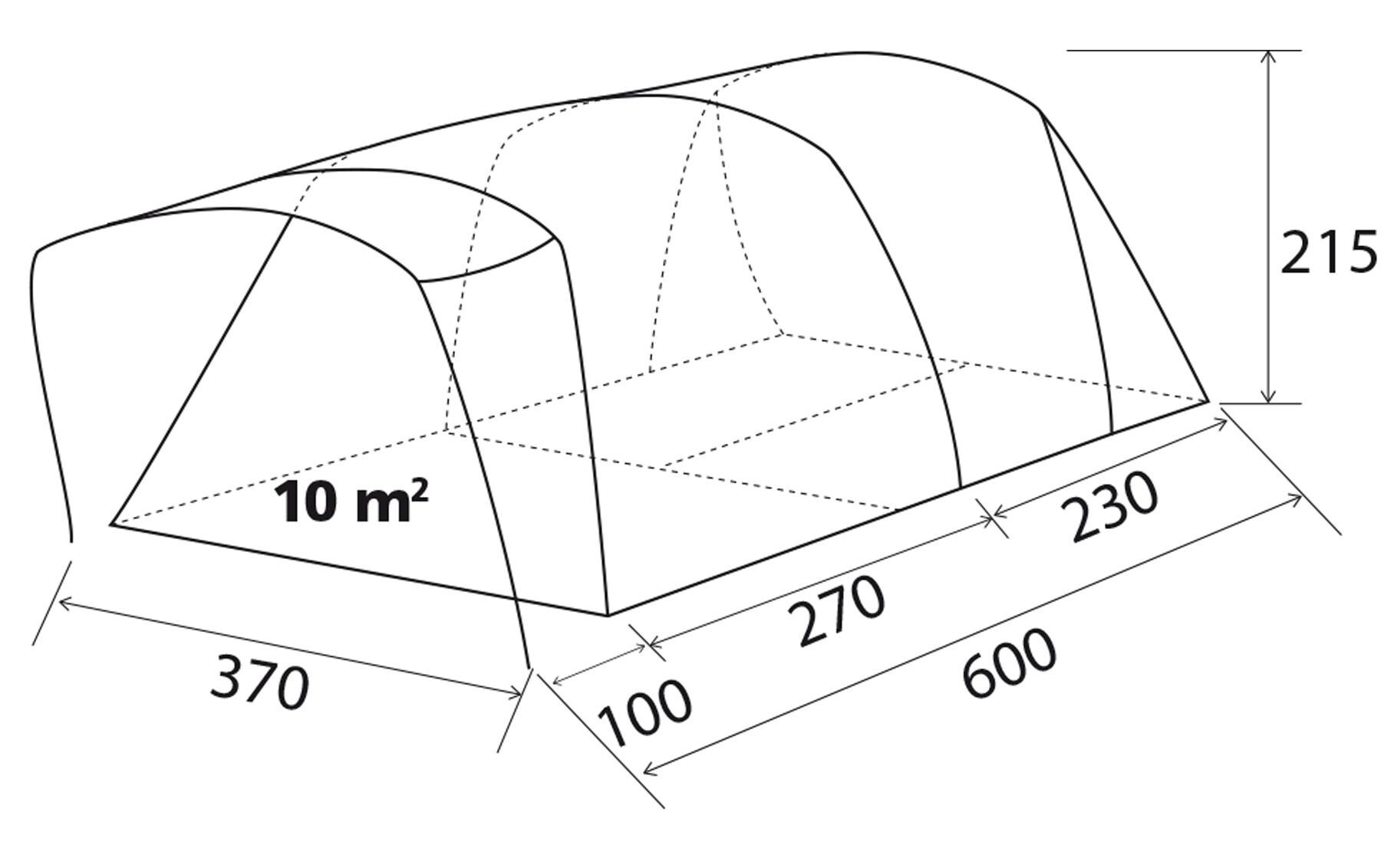 BRUNNER Tente dôme »Paraiso 45082« 5 Personen