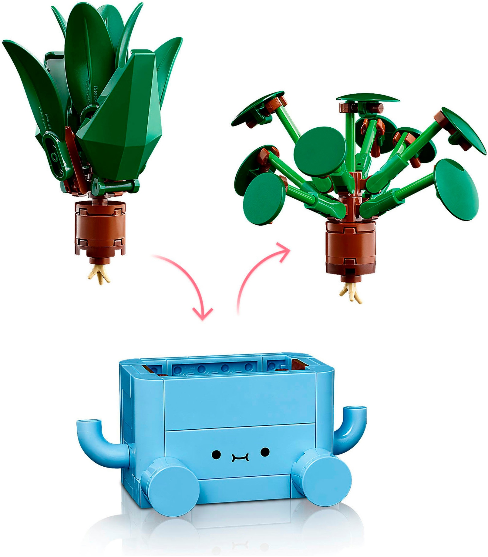 LEGO® Konstruktionsspielsteine »Fröhliche Pflanzen (10349), LEGO Botanicals« Made in Europe