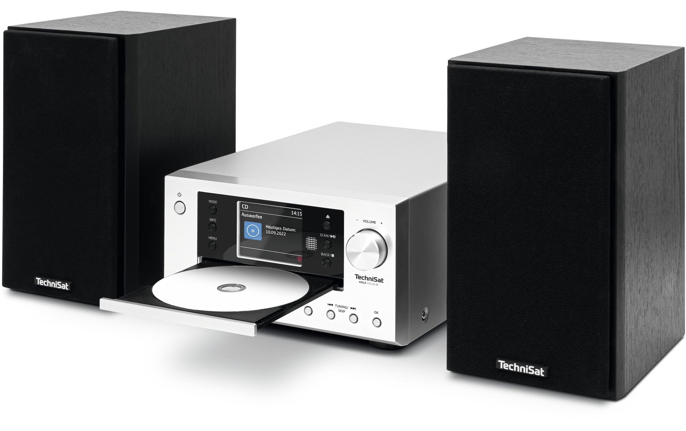 TechniSat Microanlage »Viola 710 CD IR«, (Bluetooth Digitalradio (DAB+)-FM-Tuner-Internetradio)