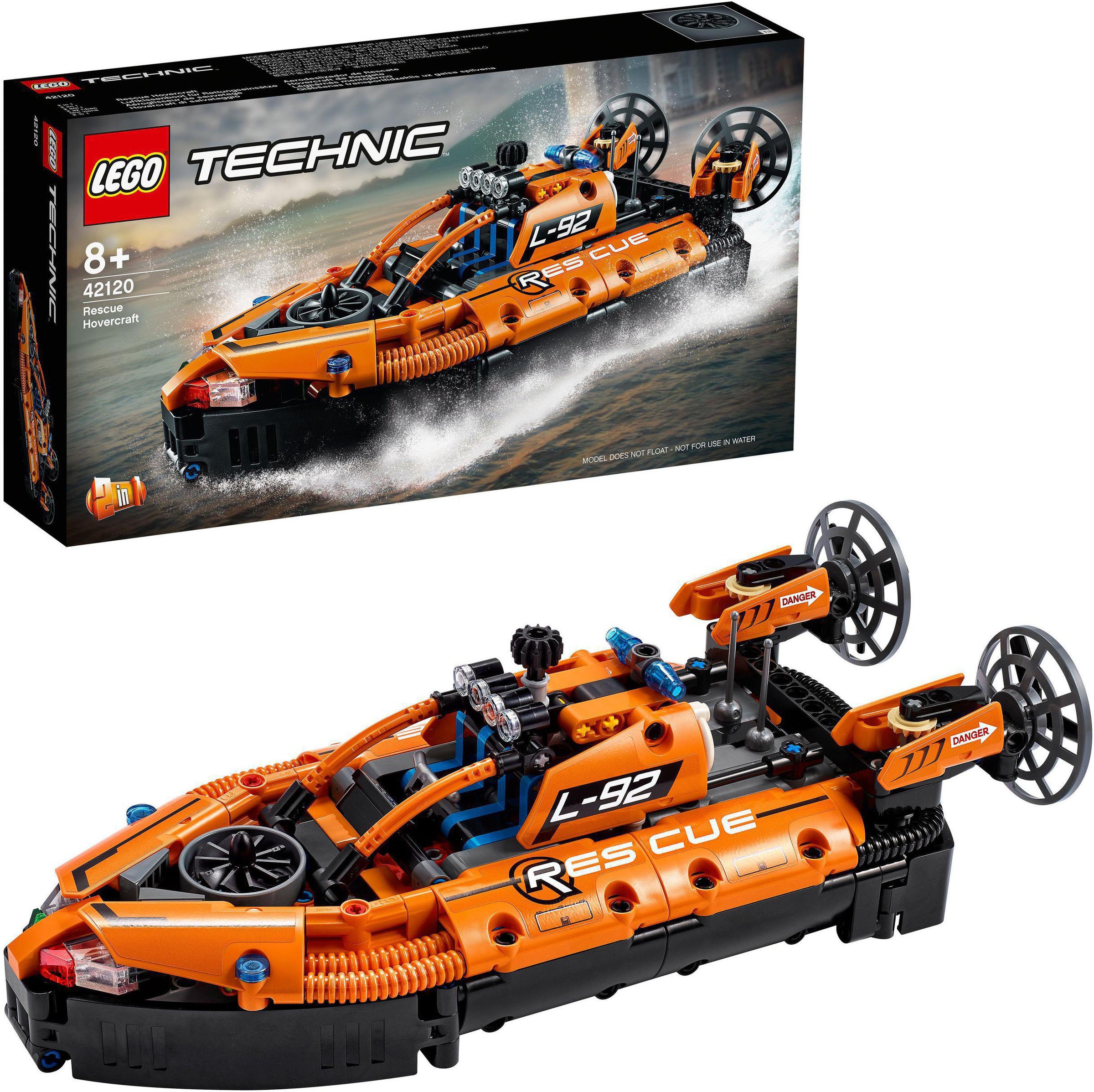 Image of LEGO® Konstruktionsspielsteine »Luftkissenboot für Rettungseinsätze (42120), LEGO® Technic«, (457 St.), Made in Europe bei Ackermann Versand Schweiz