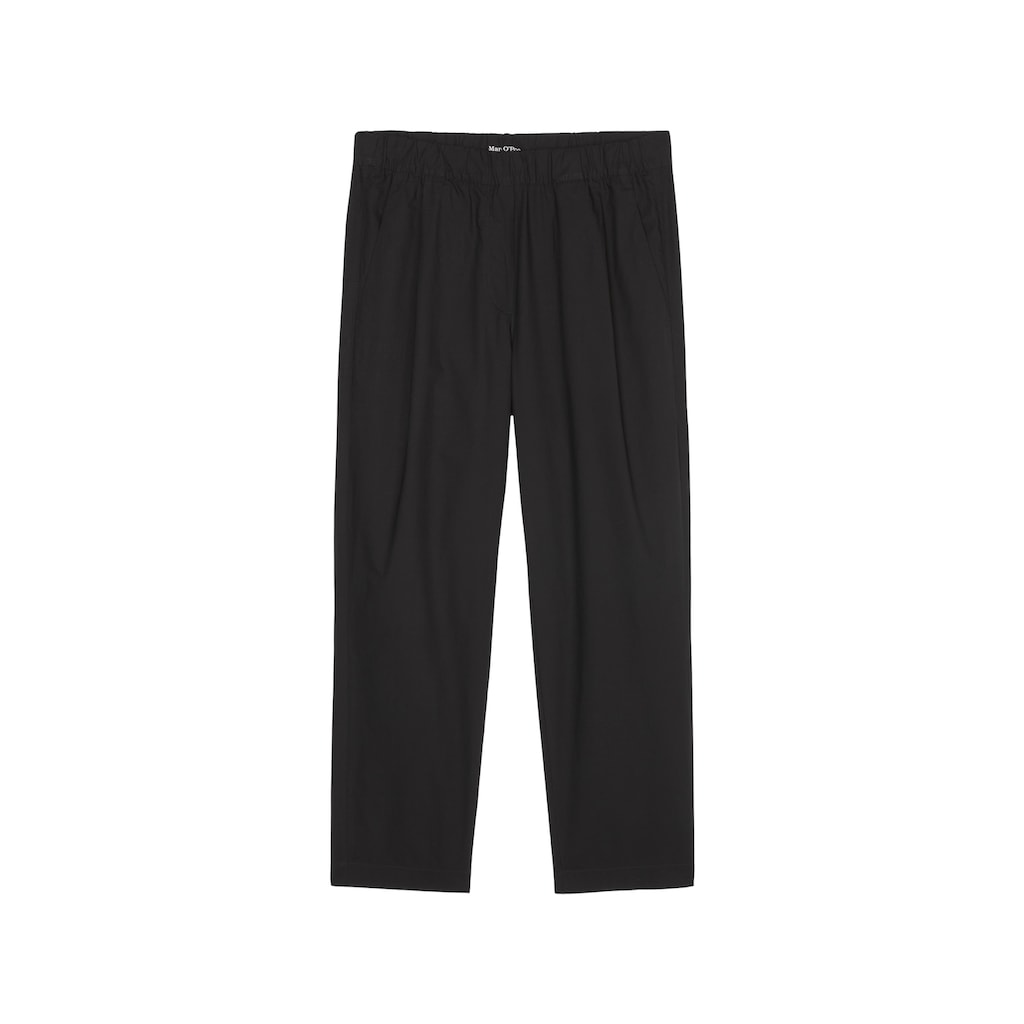 Marc O'Polo Bundfaltenhose »Pants, jogging style, slim fit, elastic tape«
